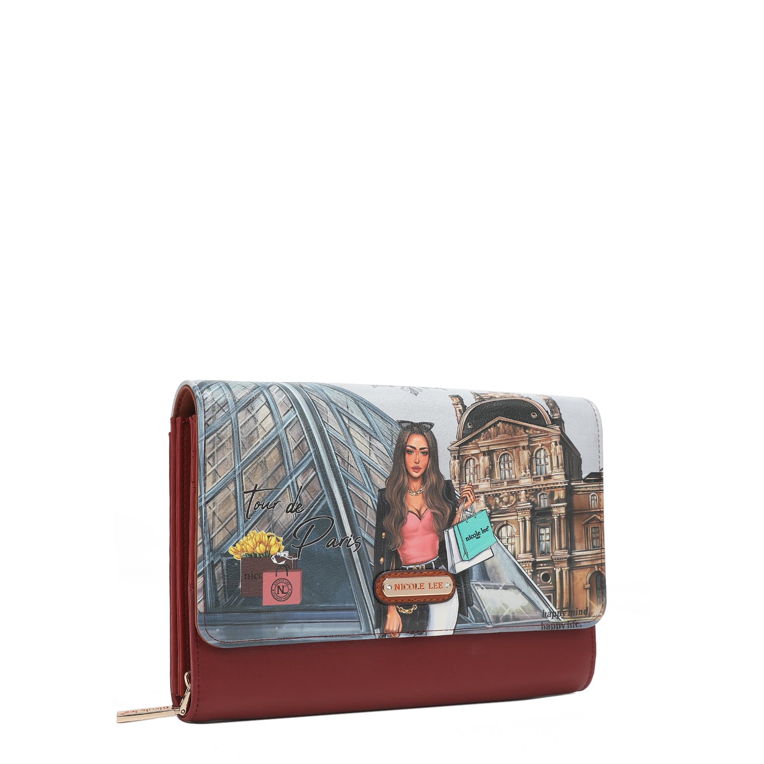 AUBRI Crossbody Wallet for Women - Stylish RFID Blocking Leather Phone Purse with Adjustable Strap - Perfect for Travel, Shopping, and Everyday Use