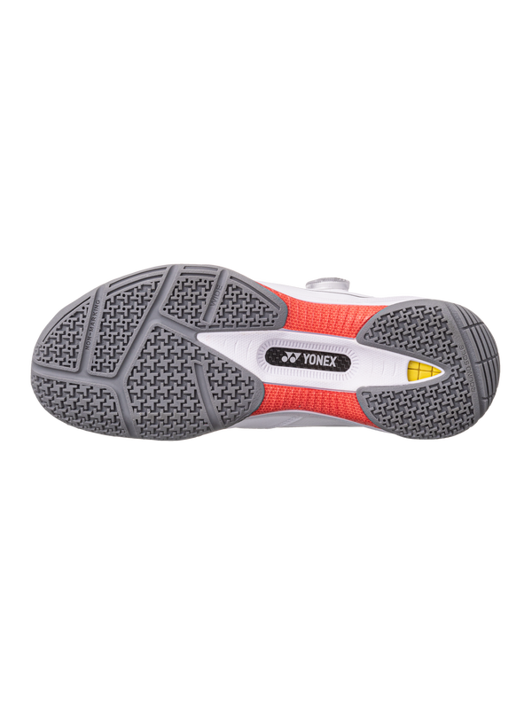 Yonex Power Cushion 88 Dial 2 Wide Unisex Badminton Shoes - Matte White | Comfort & Support for Competitive Play | Perfect for Indoor Court Sports & Training