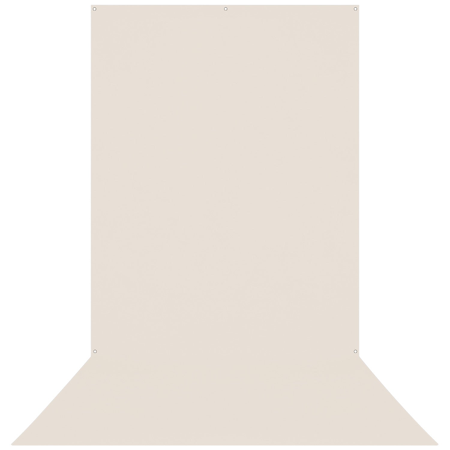 X Drop Wrinkle Resistant Backdrop - Buttermilk White (5' x 12') - Perfect for Photography, Video Shoots, and Studio Backgrounds