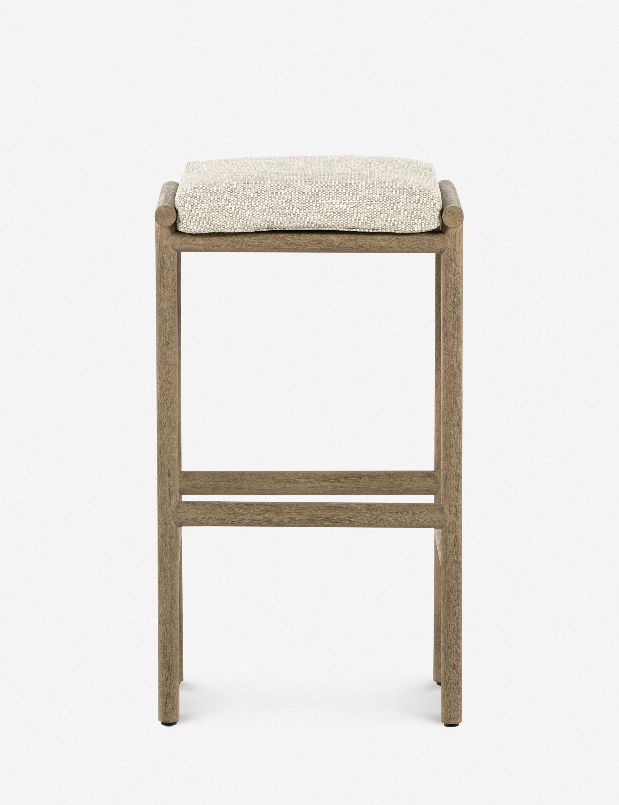 Avan Indoor Outdoor Bar Stool - Adjustable Height Counter Stool for Kitchen Island, Patio & Dining - Waterproof & Rustproof Metal Frame - Perfect for Home, Restaurant & Cafe Use