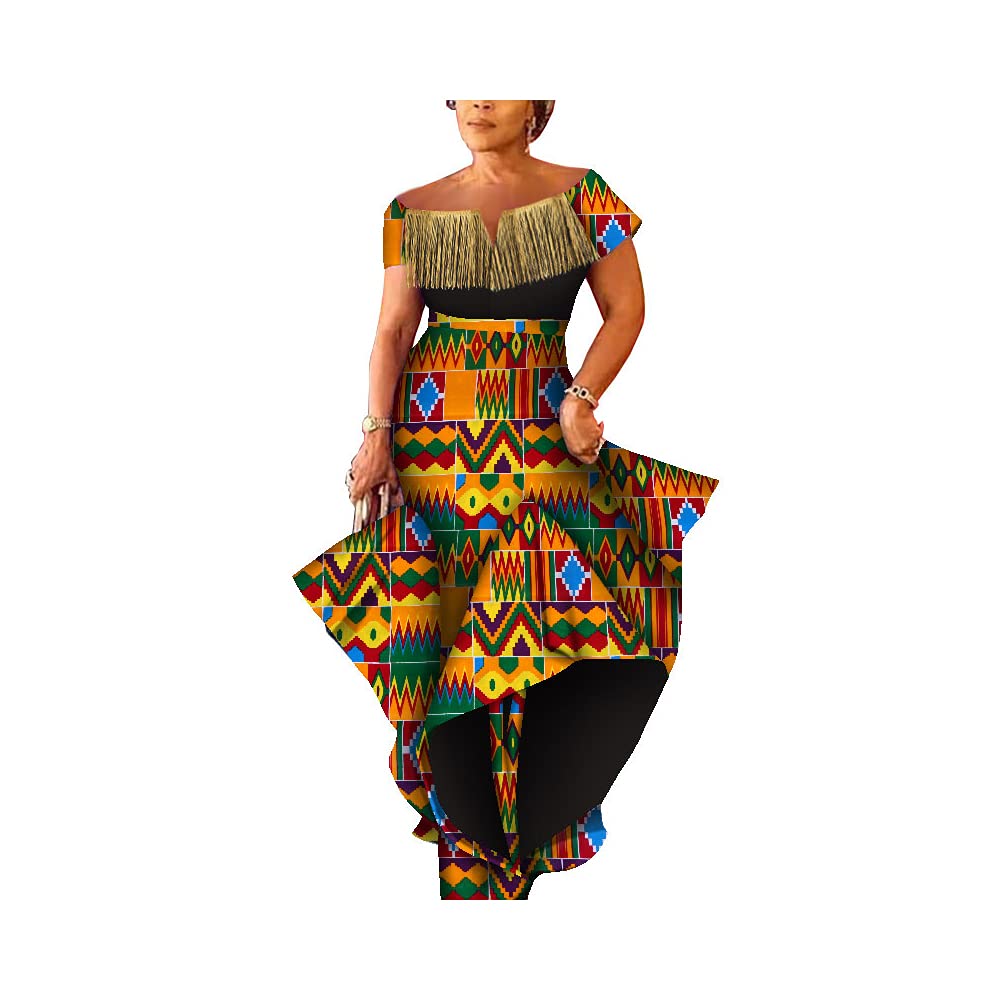 BAZINRICHE Plus Size Bubble Dress for Women - African Print Ankara Strapless Maxi Dress - Perfect for Weddings, Parties & Special Occasions