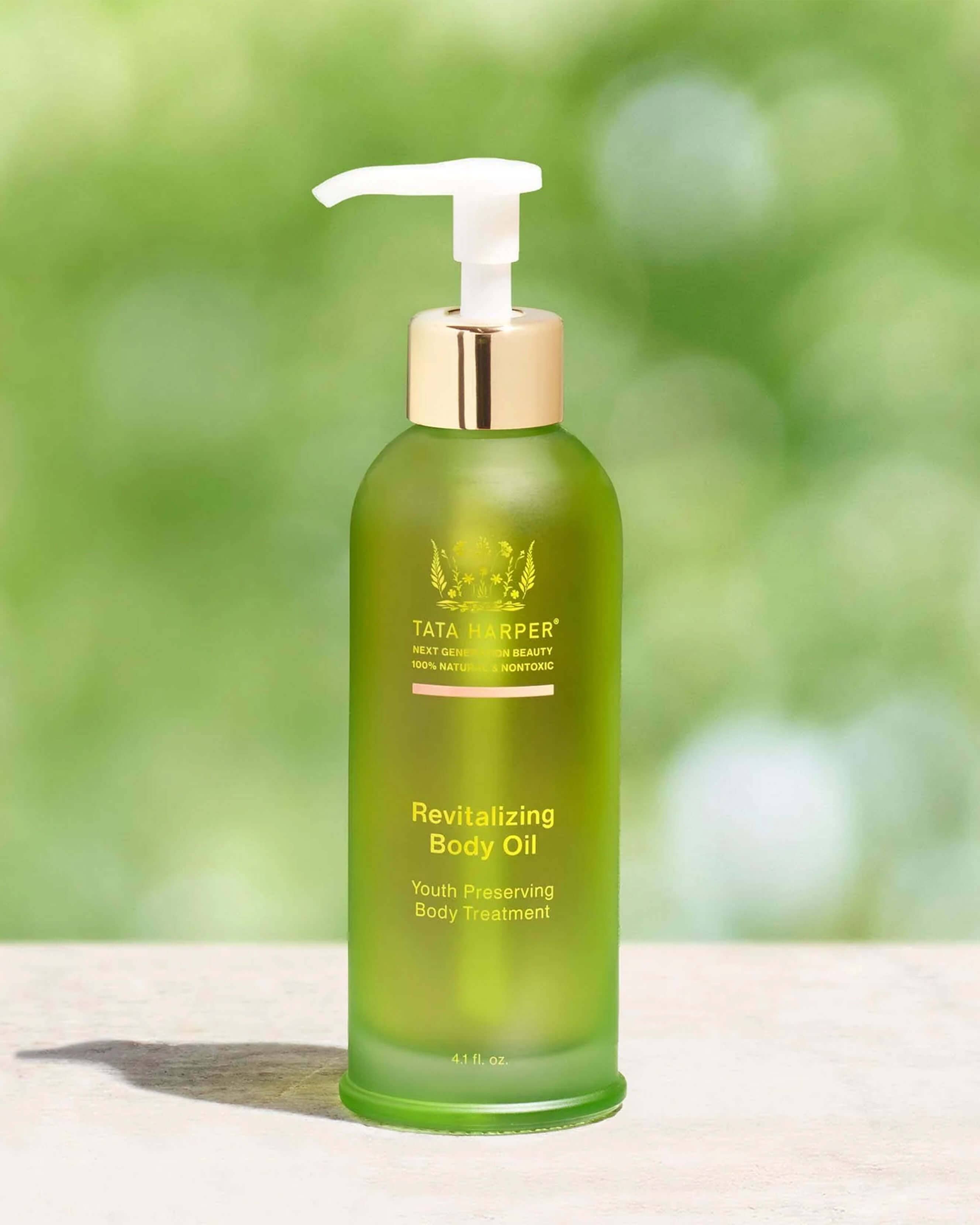 Revitalizing Body Oil - Organic Moisturizer for Dry Skin, Hydrating & Nourishing - Perfect for Massage, After Shower & Nighttime Skincare Routine