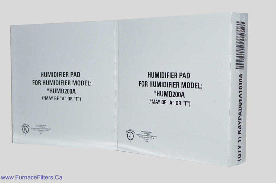 TRANE BAYPAD01A1010A Replacement Filter for A/T HUMD200 Humidifier - 2 Pack | Improves Air Quality & HVAC System Performance for Home & Office