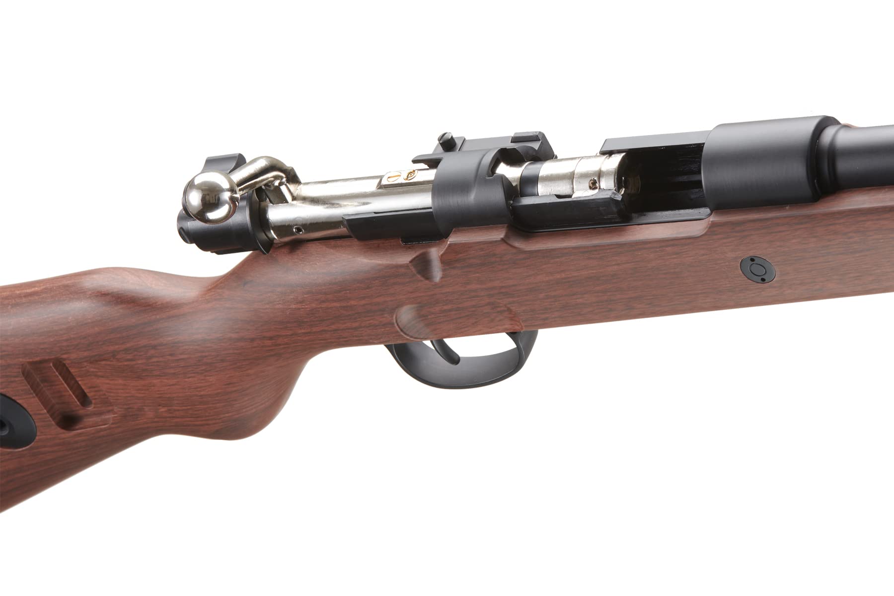 Double Bell WWII Kar 98K Bolt Action Gas Airsoft Rifle - Realistic Wood Finish | WW2 Military Reenactment, Airsoft Battles & Historical Collection