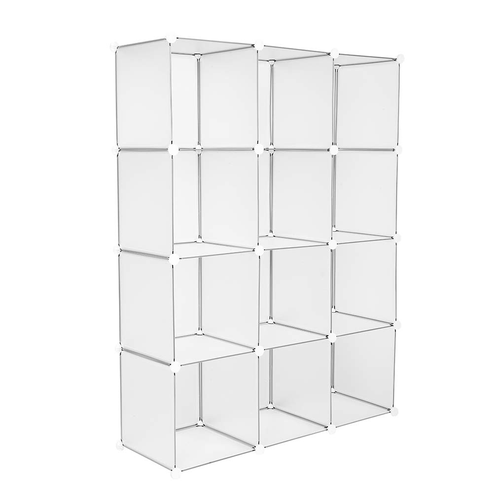12-Cube Storage Organizer - Mytunes Cube Shelf for Books, Toys & Closet Organization | Perfect for Kids' Room, Office & Living Room Storage Solutions