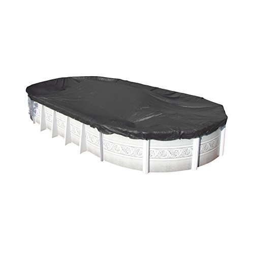 Harris 5-Year Durable Winter Pool Cover for 15'x30' Oval Above Ground Pools – Perfect for Winter Protection and Seasonal Storage