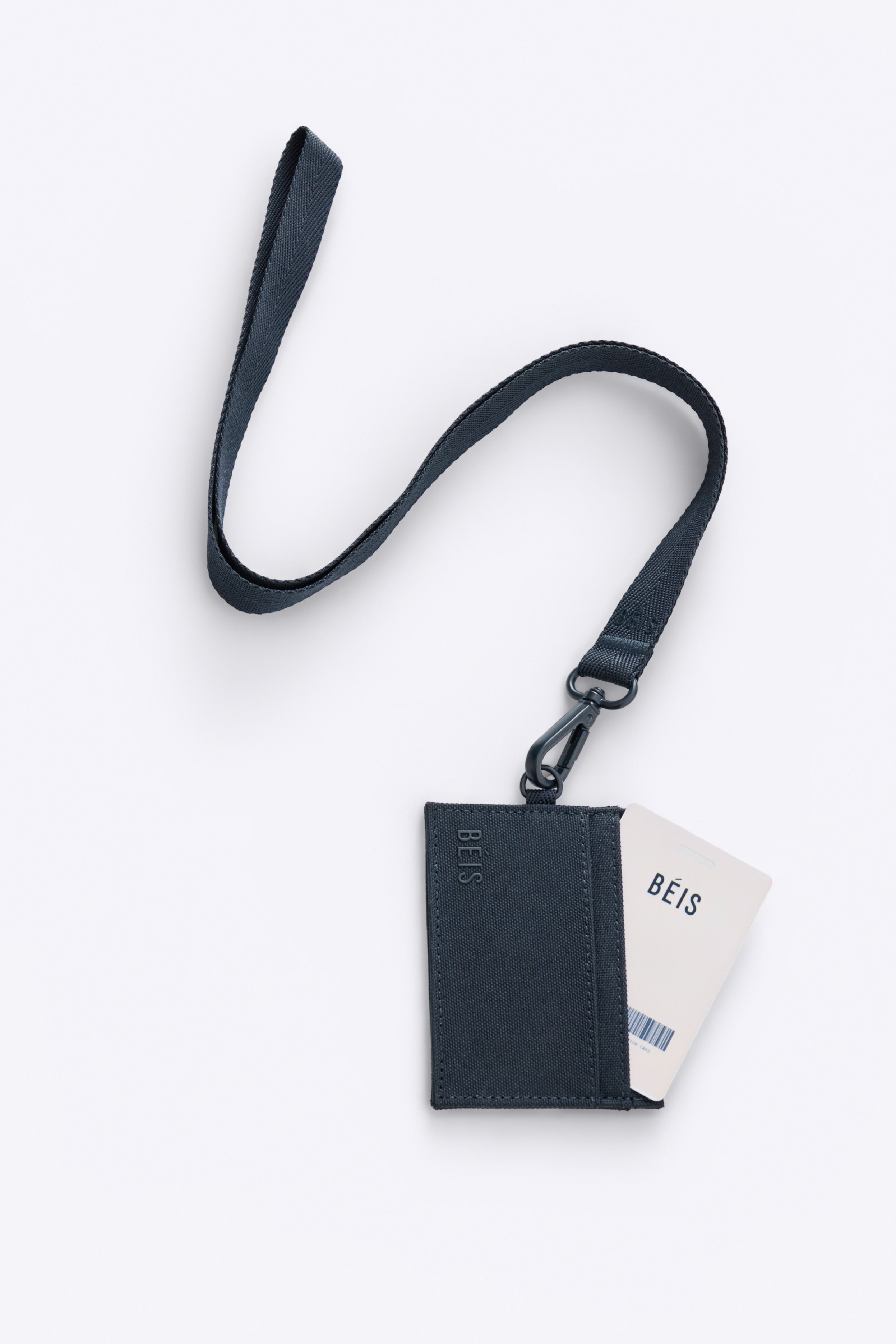 Premium Navy Blue ID Card Holder - RFID Blocking, Slim & Durable for Work, School, Events | Office Badge Holder, Security Pass Case, Business Lanyard Accessory