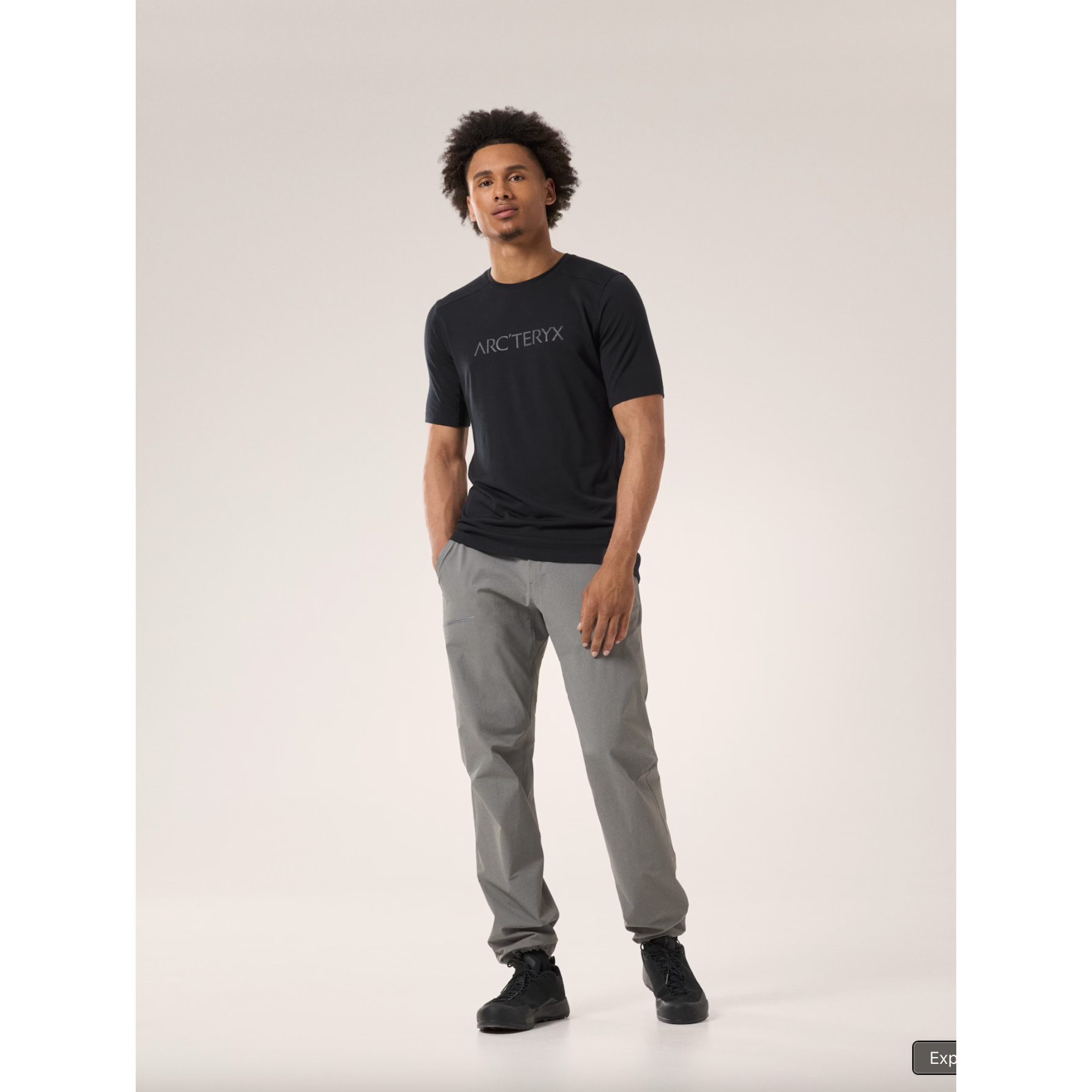 Arc'teryx Men's Ionia Merino Wool Short Sleeve Shirt with Logo - Breathable & Odor-Resistant Base Layer for Hiking, Camping & Outdoor Adventures