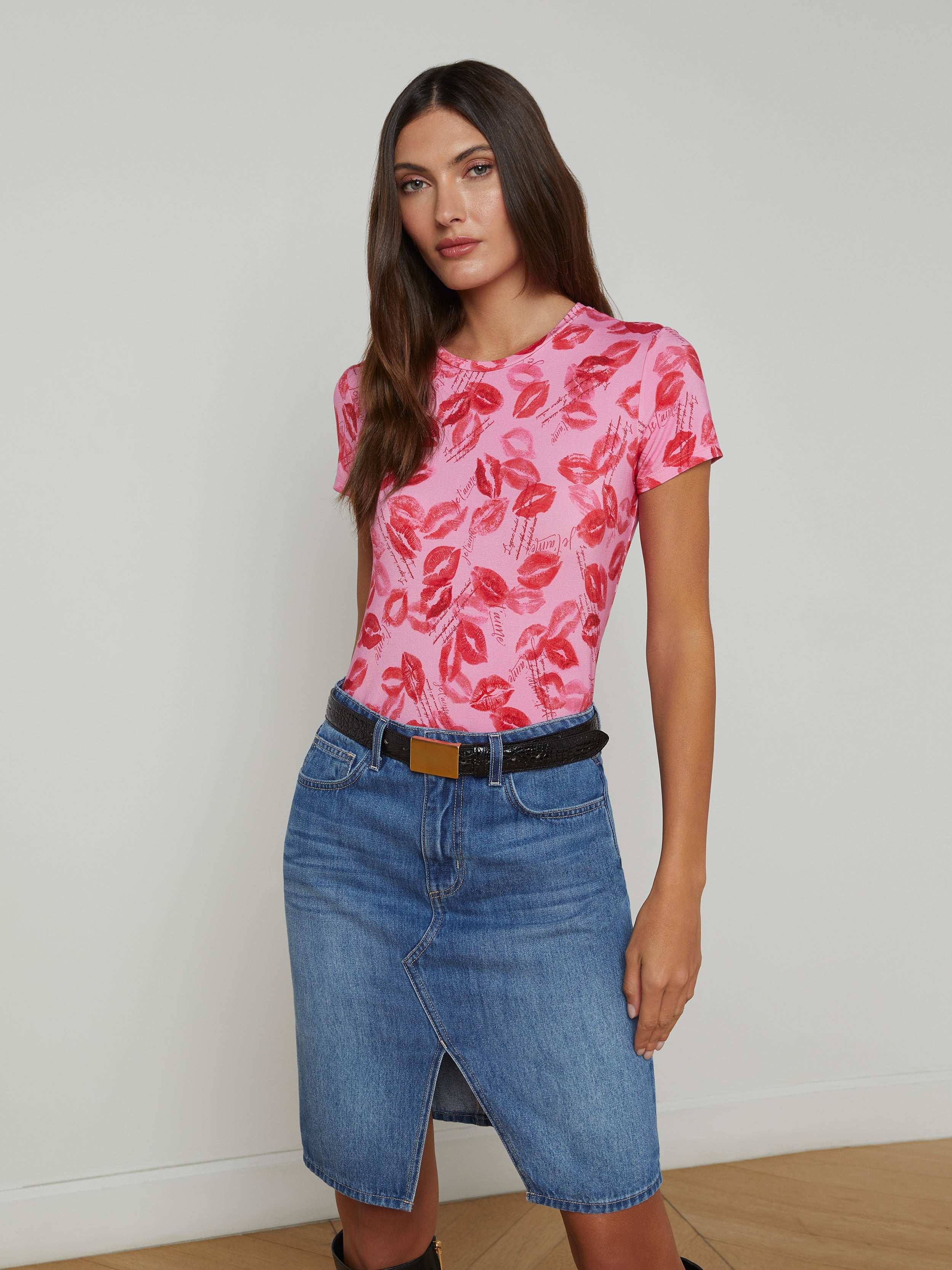 Ressi Fitted Tee Women's Slim Fit Cotton T-Shirt - Perfect for Casual Wear, Workouts & Everyday Outfits