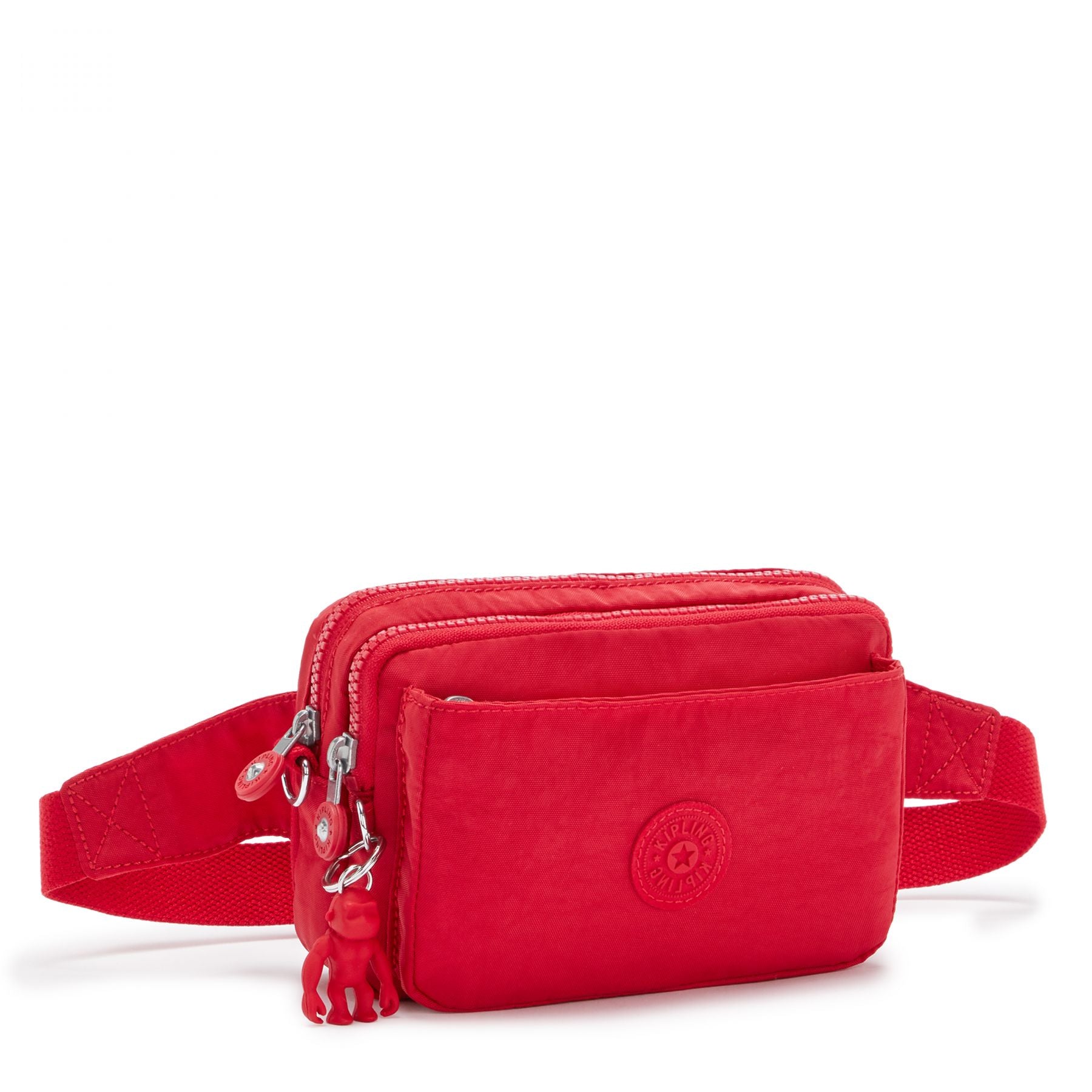 Kipling Abanu Multi Convertible Crossbody Bag for Women - Lightweight Travel Purse with Adjustable Strap, Roomy Interior (Red Rouge) | Perfect for Work, Gym & Everyday Use