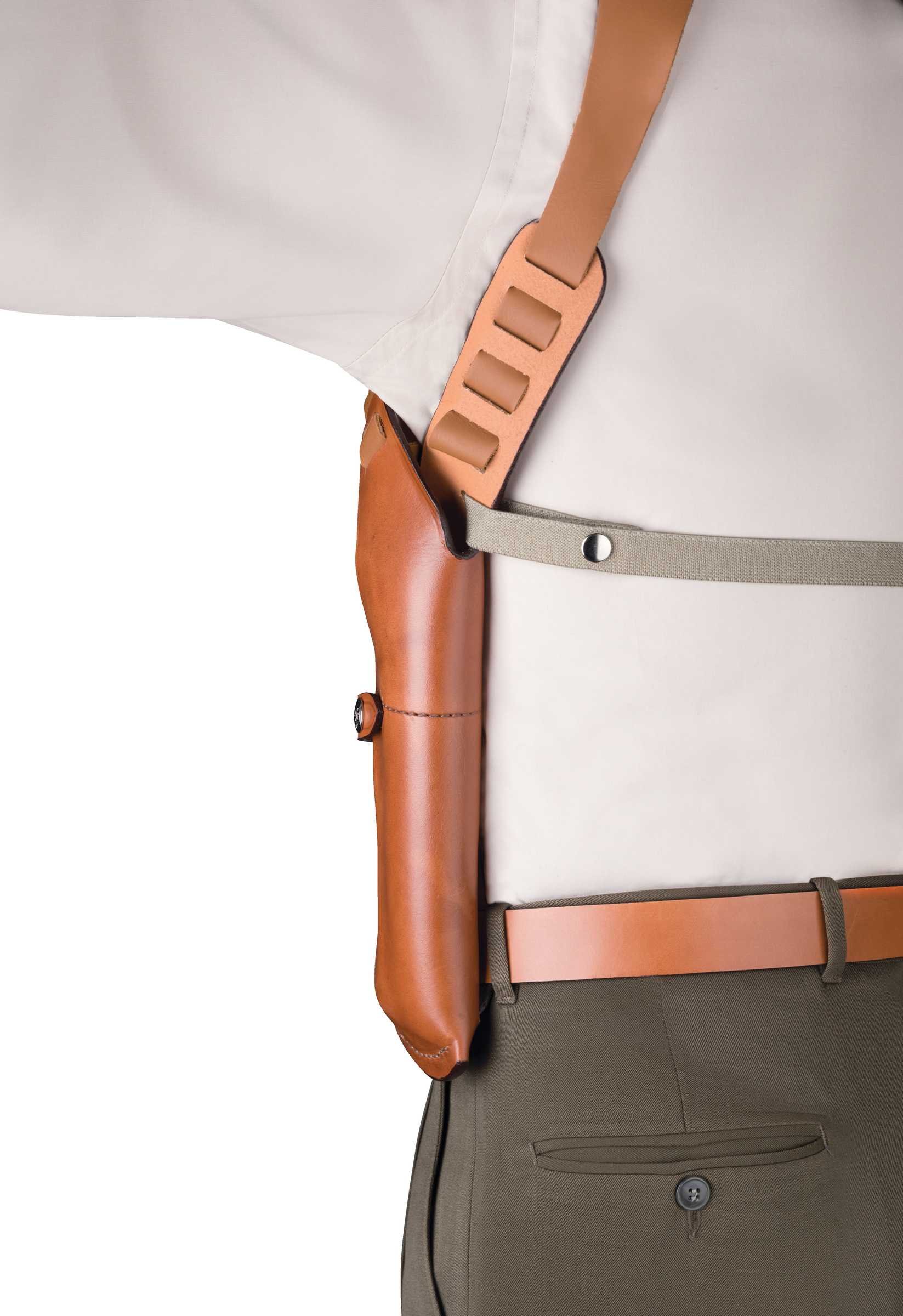Bianchi X15 Tan Shoulder Holster - Concealed Carry Gun Holster for Pistols & Revolvers - Perfect for Law Enforcement, Security & Outdoor Activities