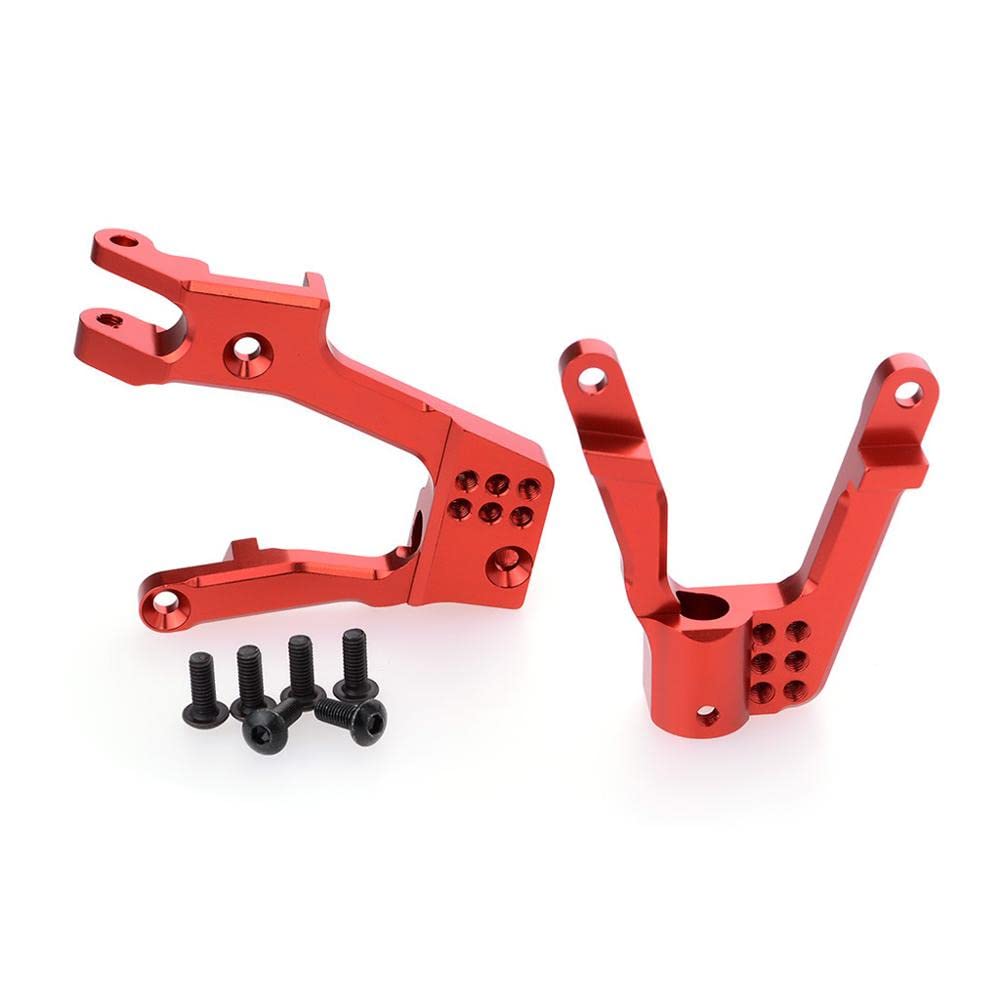 Leonnn Aluminum Shock Damper Tower Mount Hoops for AXIAL SCX10 II 90046 90047 1:10 RC Crawler Truck - Front Shock Absorber Upgrade - Durable Off-Road Accessories for Rock Crawling & Trail Adventures