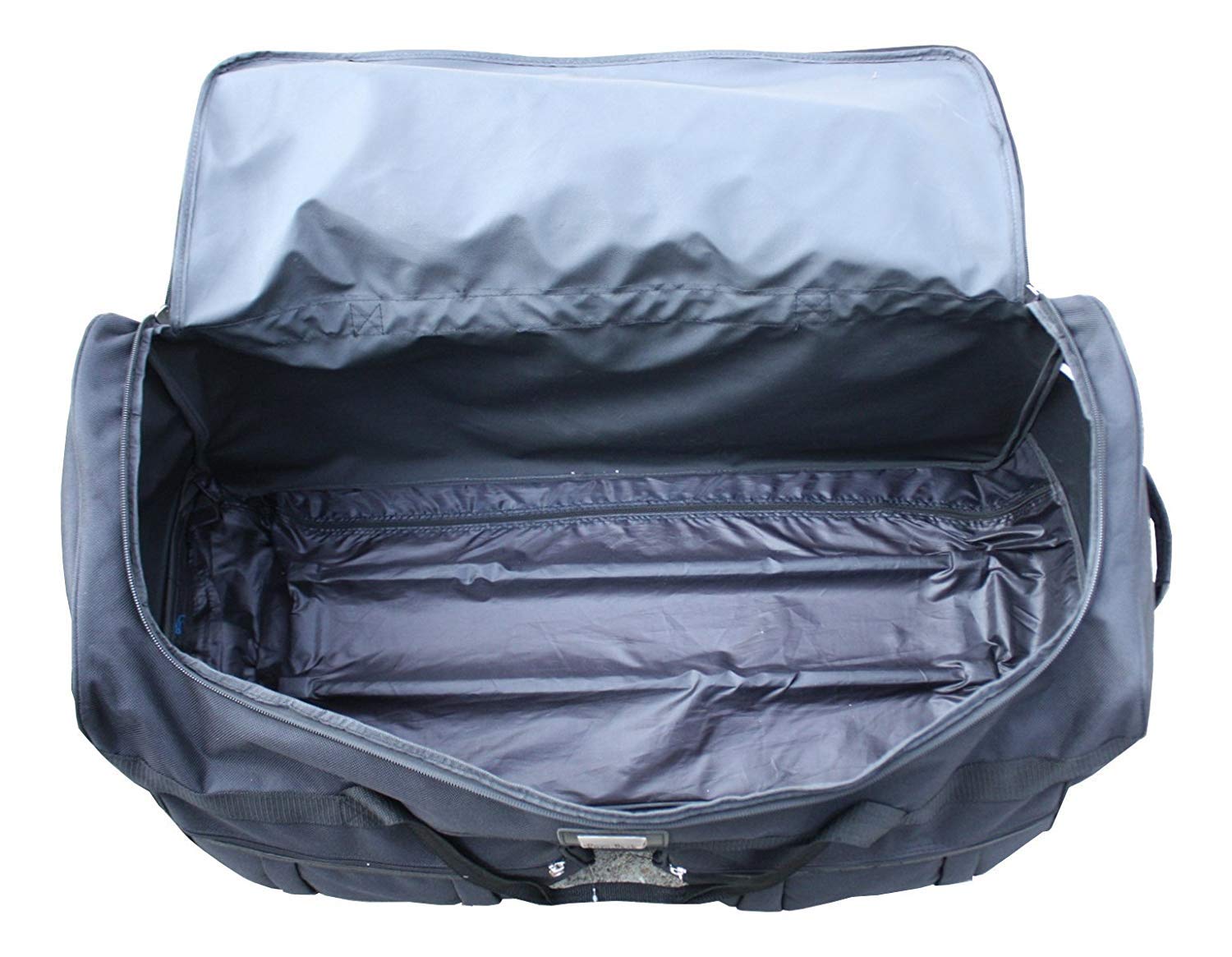 46-inch Rolling Duffle Bag with Wheels - Heavy Duty XL Travel Luggage for Hockey Gear, Sports Equipment & Oversized Storage | Perfect for Air Travel, Gym, Camping & Team Sports