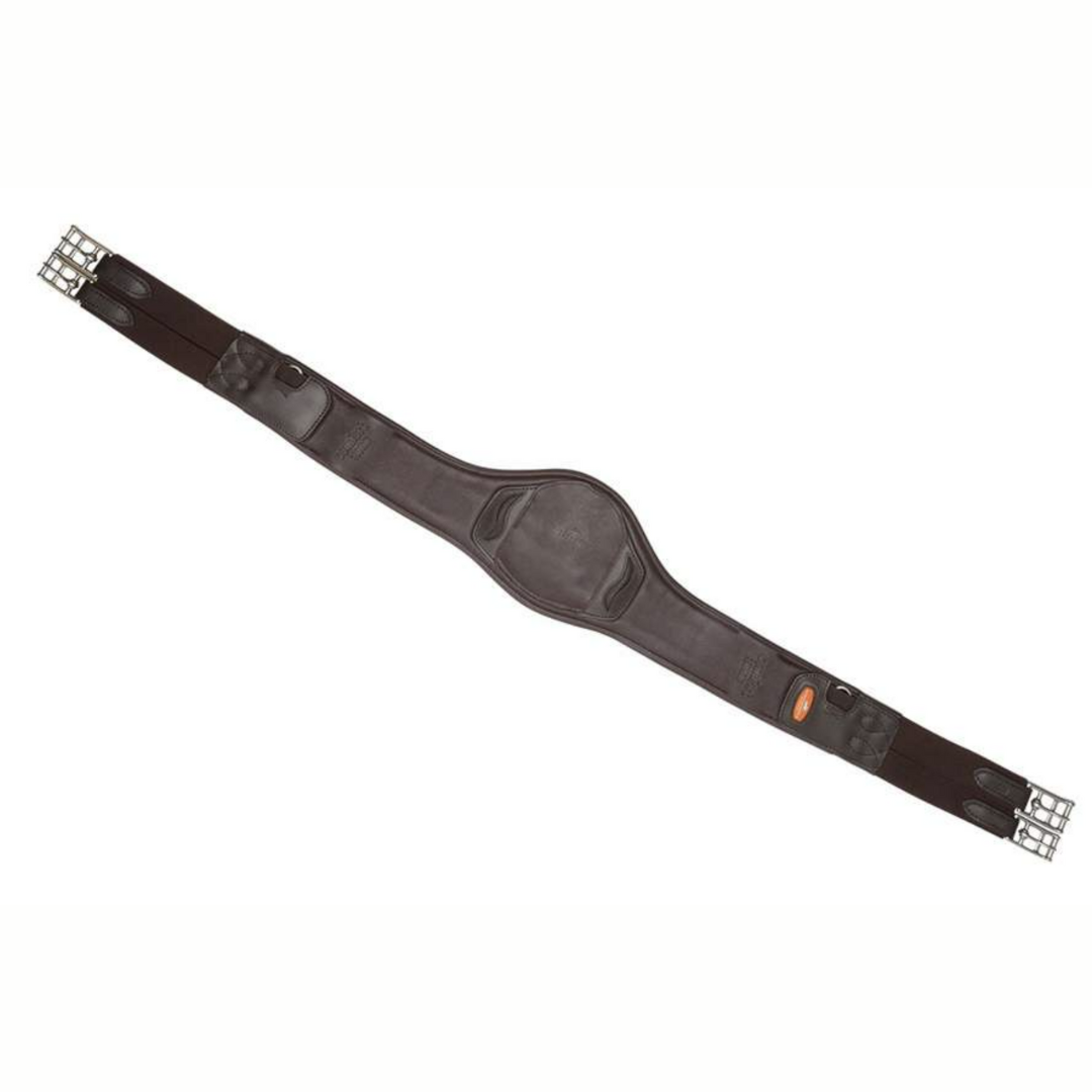 Schockemöhle Sports Portland Girth - Premium Horse Riding Girth for Dressage & Jumping - Breathable Neoprene Padded Girth with Elastic Ends - Perfect for Training & Competition Riding