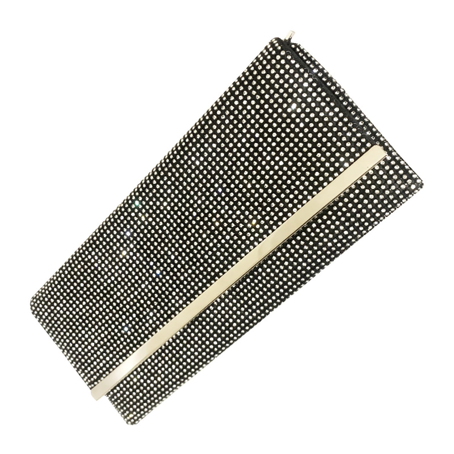 Sparkling Rhinestone Clutch Purse for Women - Elegant Sequin Envelope Evening Bag with Detachable Chain | Perfect for Parties, Weddings & Special Occasions