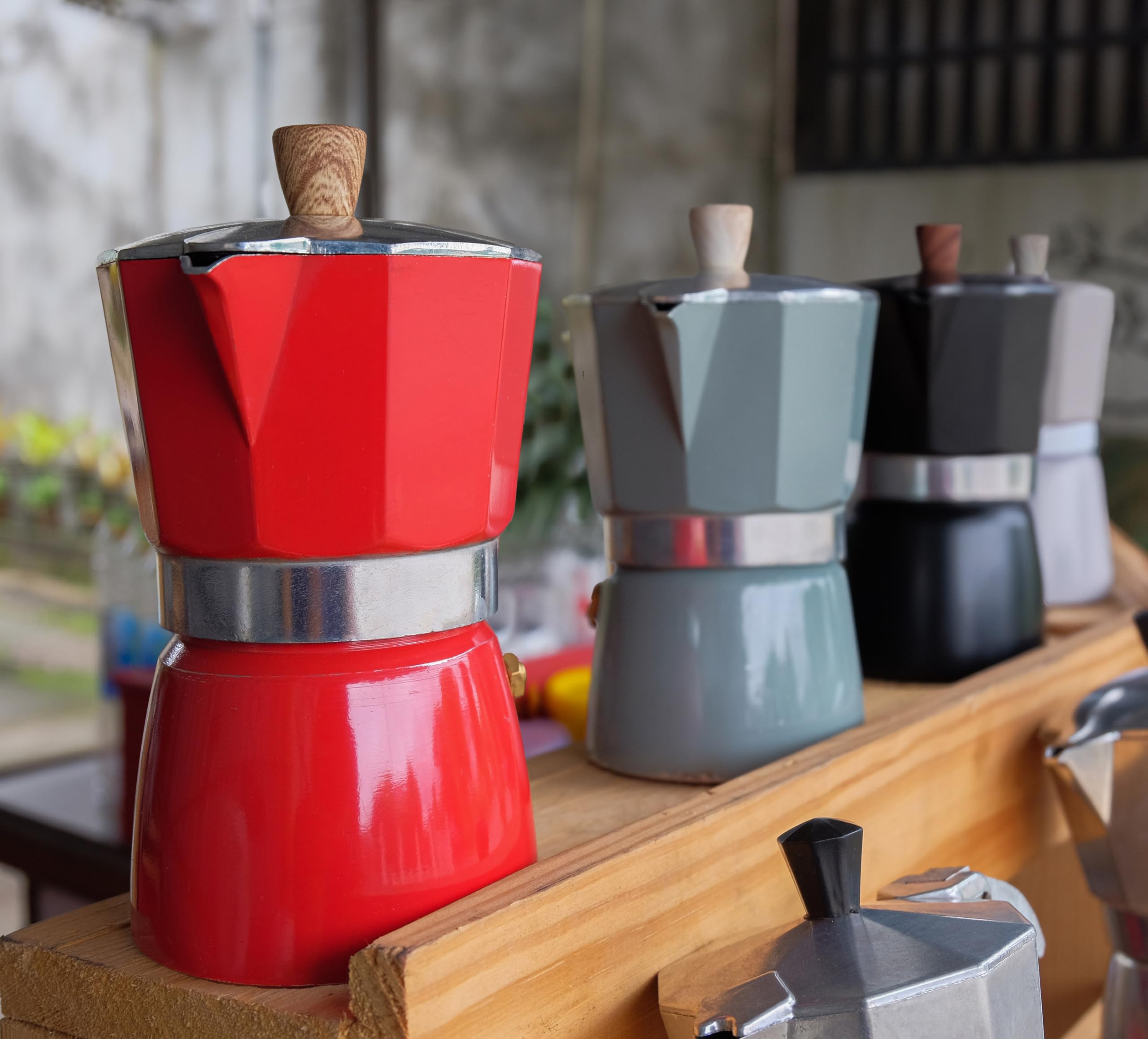 AGOGO Milano 6-Cup Stovetop Espresso Maker - Moka Pot & Greca Coffee Maker with Paper Filter for Rich Italian-Style Coffee | Perfect for Home Brewing, Camping & Gifts