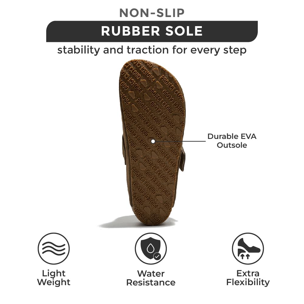 **Rhona Women's Cloud Clogs – Comfortable Memory Foam Mules & Clogs with Wedge Heels – Stylish Boston & Platform Clogs for Casual Wear, Work & Home (2025)**
