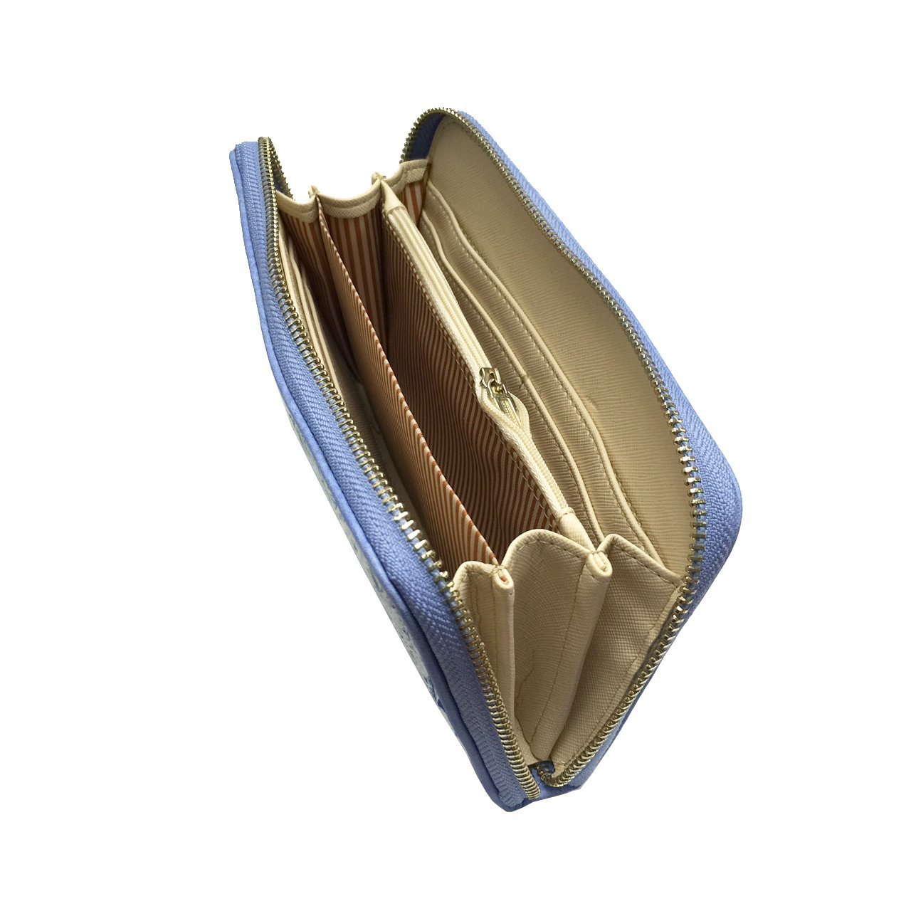 Stylish Women's Floral Clutch Wallet with Zipper Closure - Perfect for Evening Parties, Weddings & Date Nights