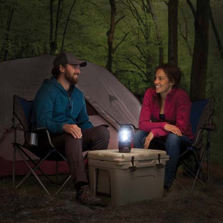 Nite Ize Radiant 400L LED Camping Lantern - Bright 400 Lumen Rechargeable Outdoor Light for Hiking, Emergency, Power Outages & Backpacking