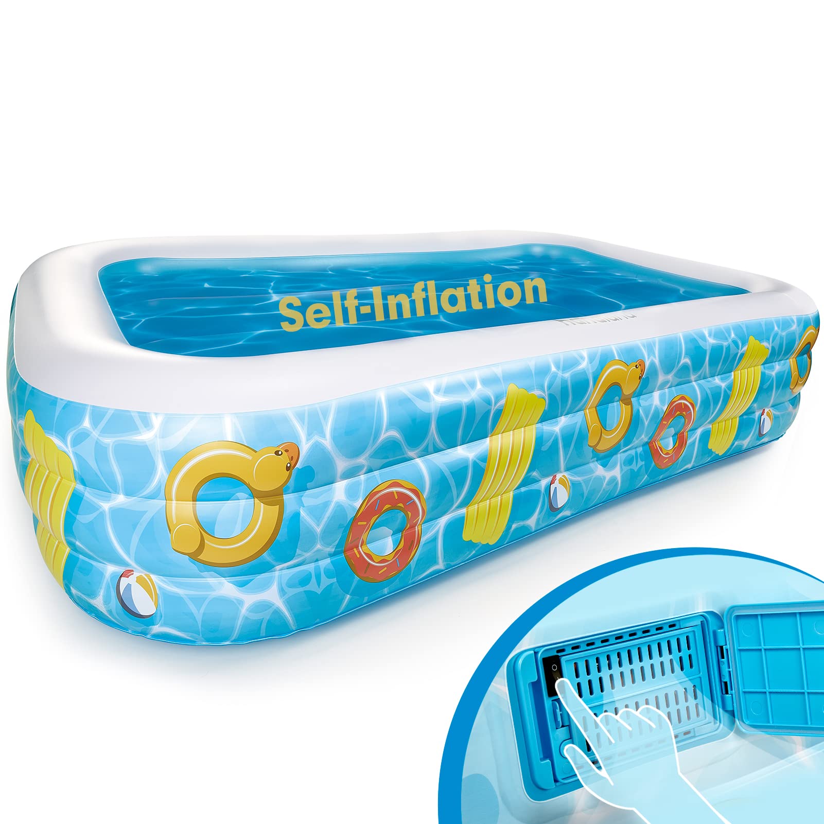 **Inflatable Above Ground Pool for Adults & Kids - 120