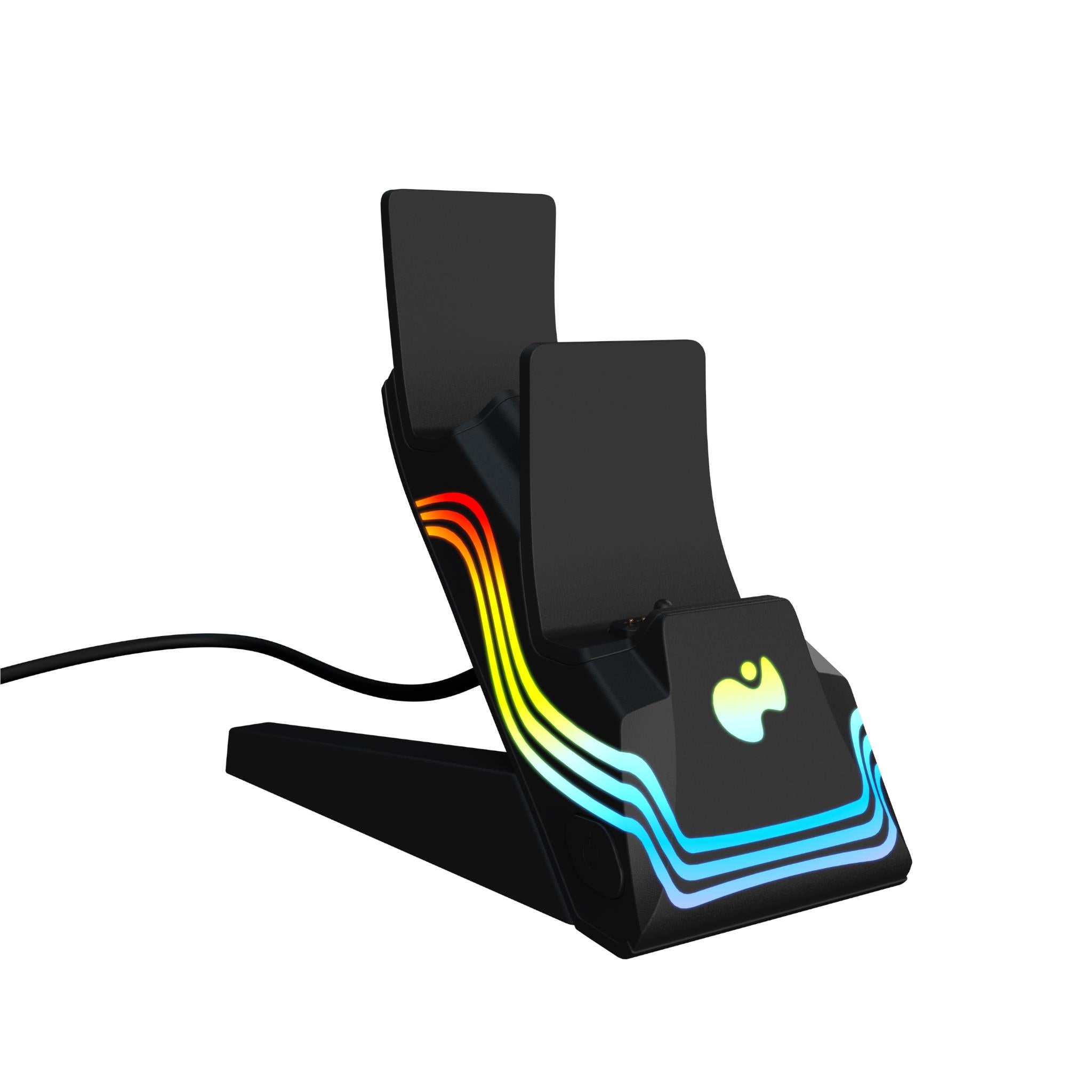 Afterglow Wave Dual Charger for PlayStation 5 (Black) - Fast Charging Dock for PS5 Controllers - Perfect for Gaming Sessions & Multiplayer Setups
