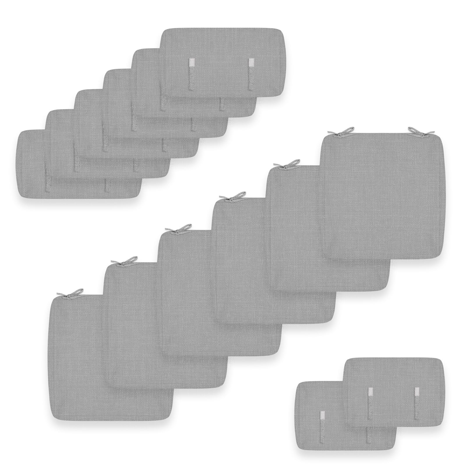 NICESOUL® 14-Piece Waterproof Outdoor Patio Cushion Covers Set - 28