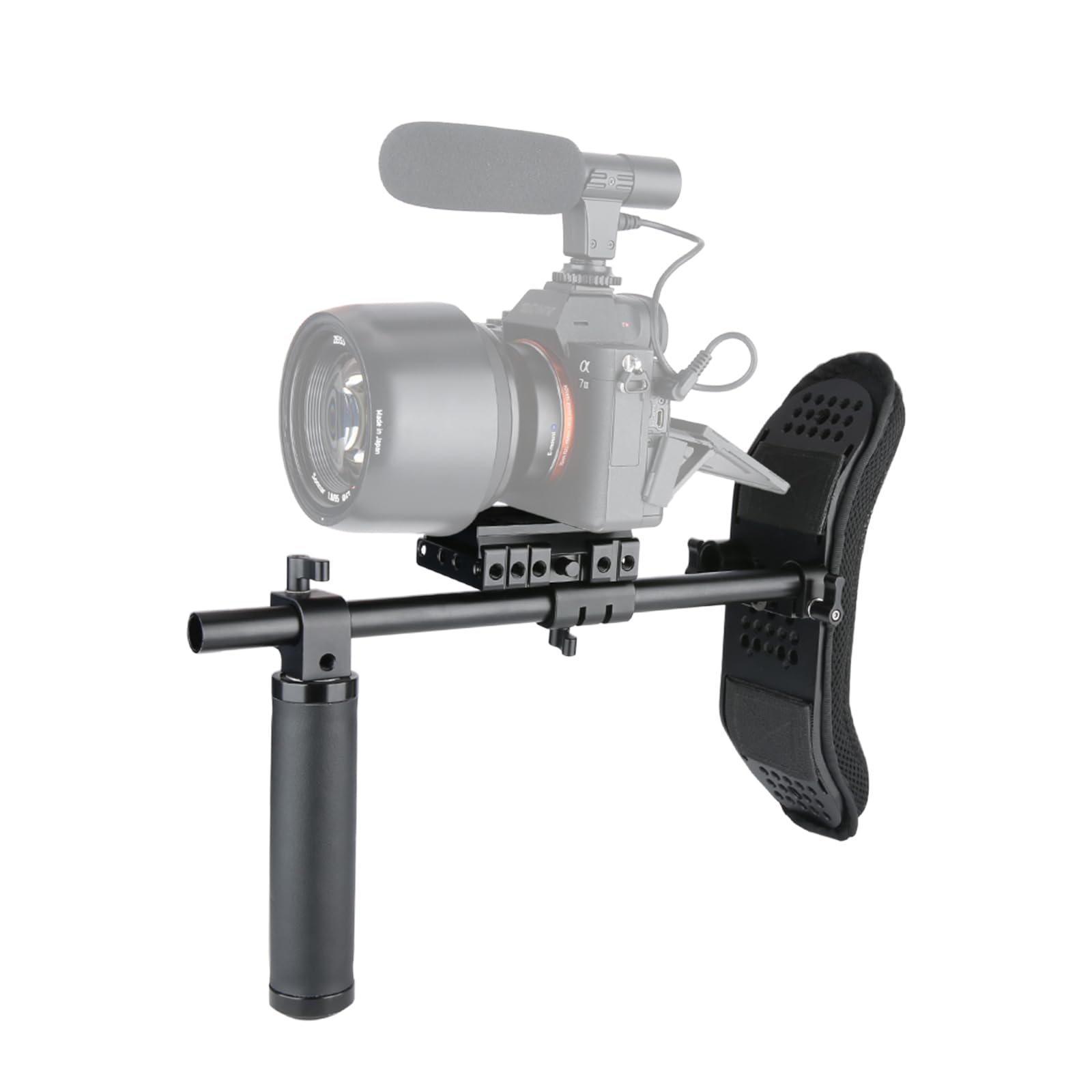NICEYRIG 15mm DSLR Mirrorless Camera Chest Mount Rig Support System - Steady Filmmaking for Vlogging, Action Sports & Cinematic Shots