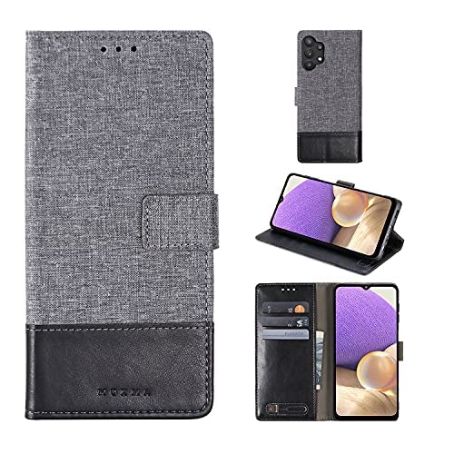 Premium Leather Flip Wallet Case for iPhone & Android Phones (Oppo A15/A15S) - RFID Blocking, Card Slots & Photo Frame - Perfect for Daily Use, Travel & Business (Black)