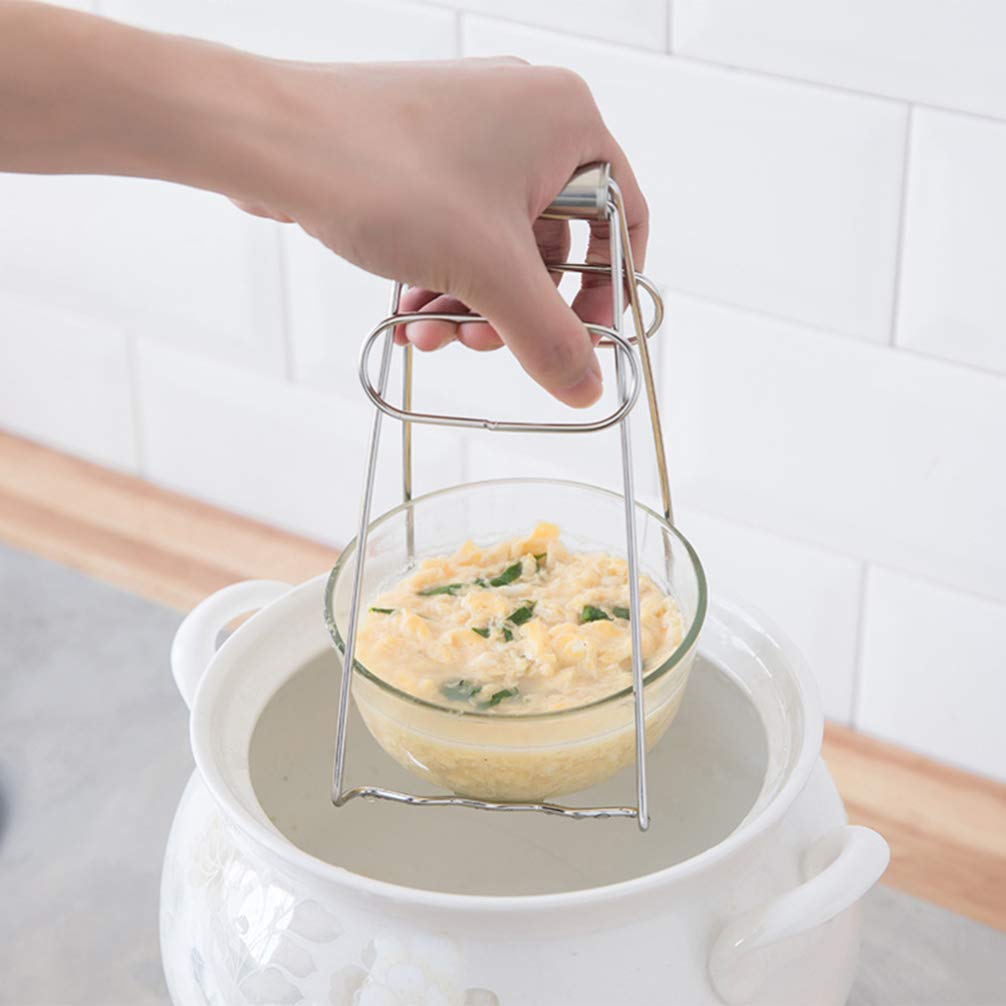 Hot Plate Clamp Tongs - Secure Grip for Kitchen & Serving Dishes