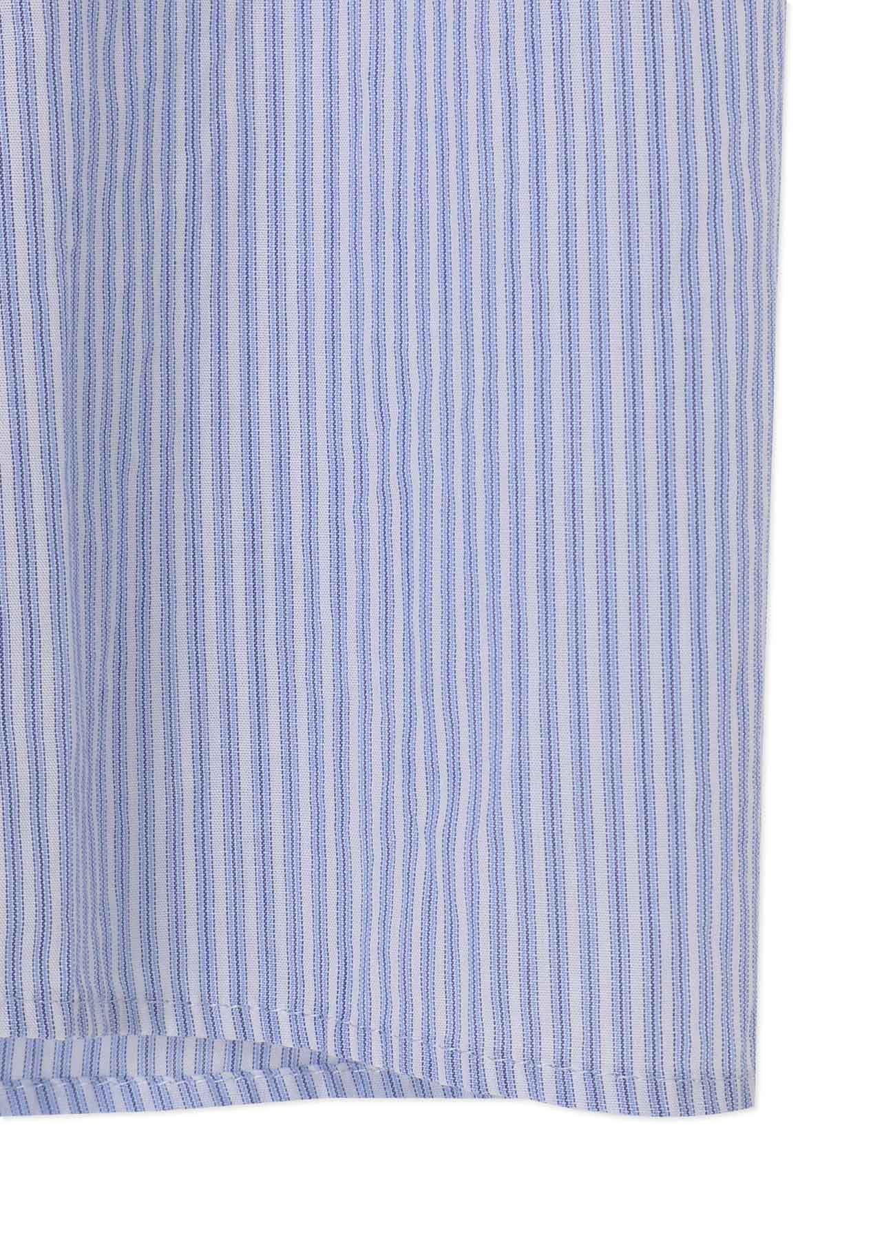 Broad Stripe Cotton Rayon Front Zip Shirt for Men - Casual & Work Wear, Perfect for Office, Outings & Layering