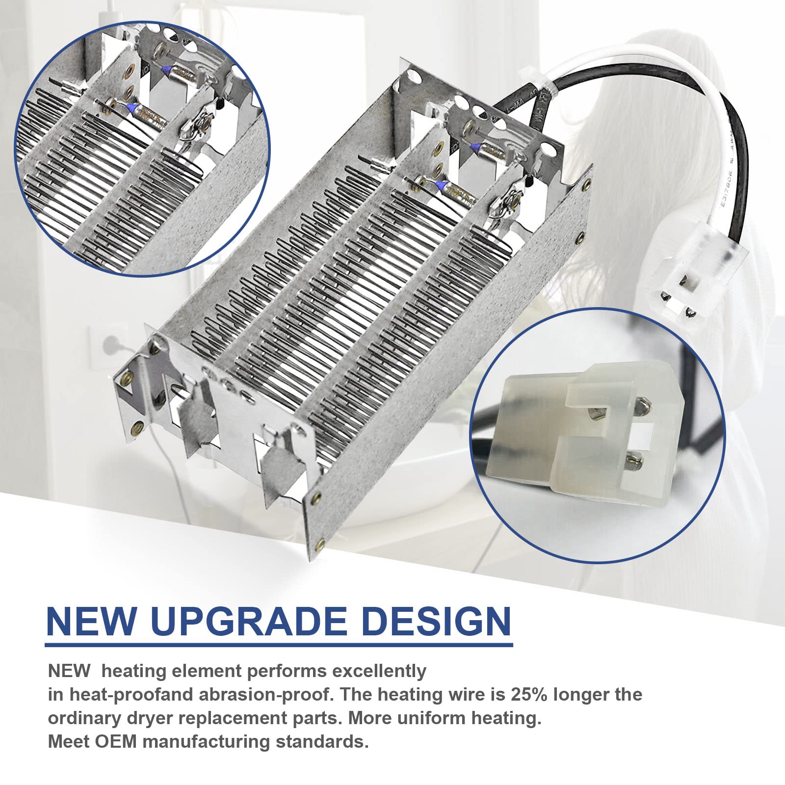 Nutone S97020888 Heater Element 120V 1500W - Replacement Heating Part for Bathroom Fan & Ventilation Systems - Perfect for Nutone Bath Fan, Heater Fan Light Upgrades - Ideal for Home Bathroom Heating & Ventilation Solutions
