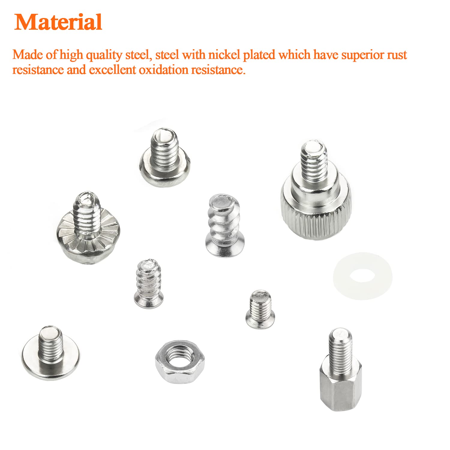 450-Piece Computer Standoffs & Screws Assortment Kit - Compatible with 2.5