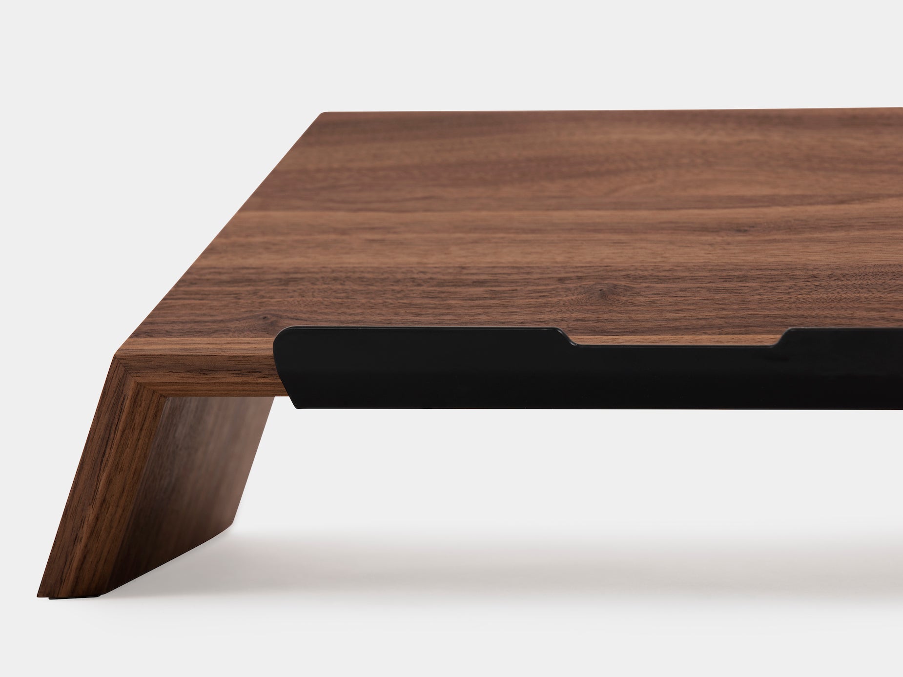 Ergonomic Solid Wood Laptop Stand for Desk - Adjustable Height & Angle, Space-Saving Computer Riser for Home Office, Gaming, and Workstation Setup