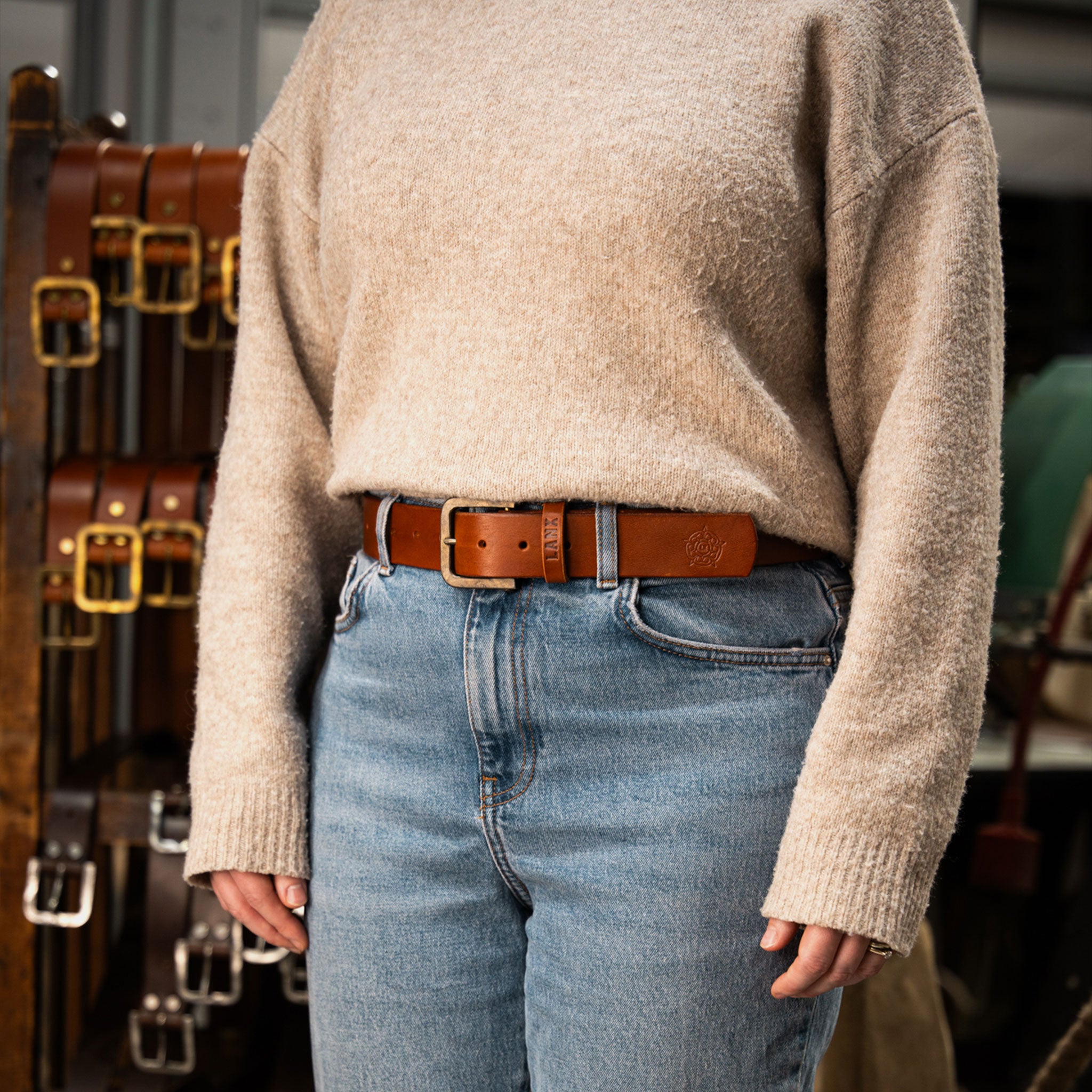Hodder Tan Leather Crossbody Bag for Women - Stylish & Durable Everyday Purse - Perfect for Work, Travel & Casual Outings