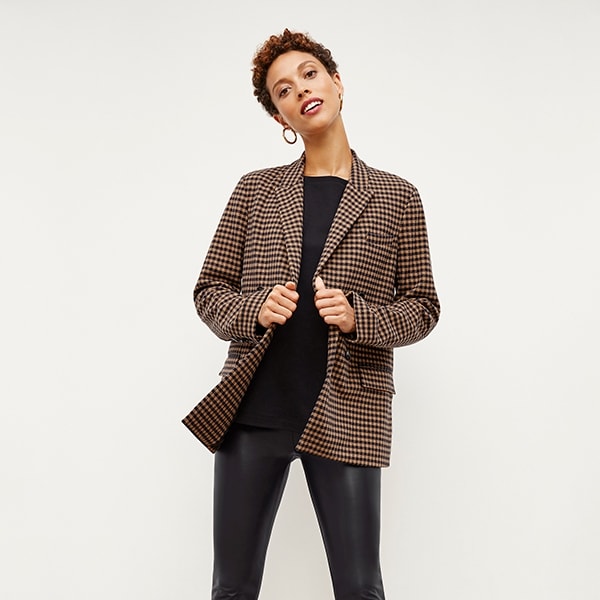 Vegan Stretch Leather Harrington Legging - High Waist Black Faux Leather Pants for Women | Perfect for Workout, Yoga, and Casual Wear