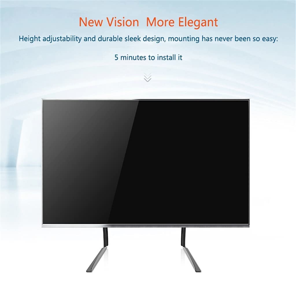 Universal TV Stand for 32-65 Inch Flat Screen TVs - Adjustable Desktop Monitor Mount with VESA 600x800mm Compatibility - Perfect for Home, Office, and Gaming Setups