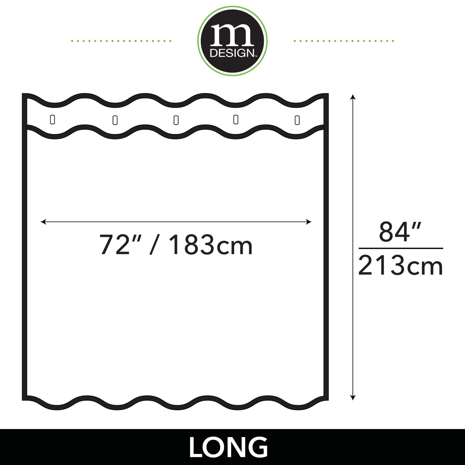 Modern Herringbone Pattern Shower Curtain - Geometric Striped Bathroom Decor - Waterproof Fabric Shower Curtain with Rustproof Grommets - 72