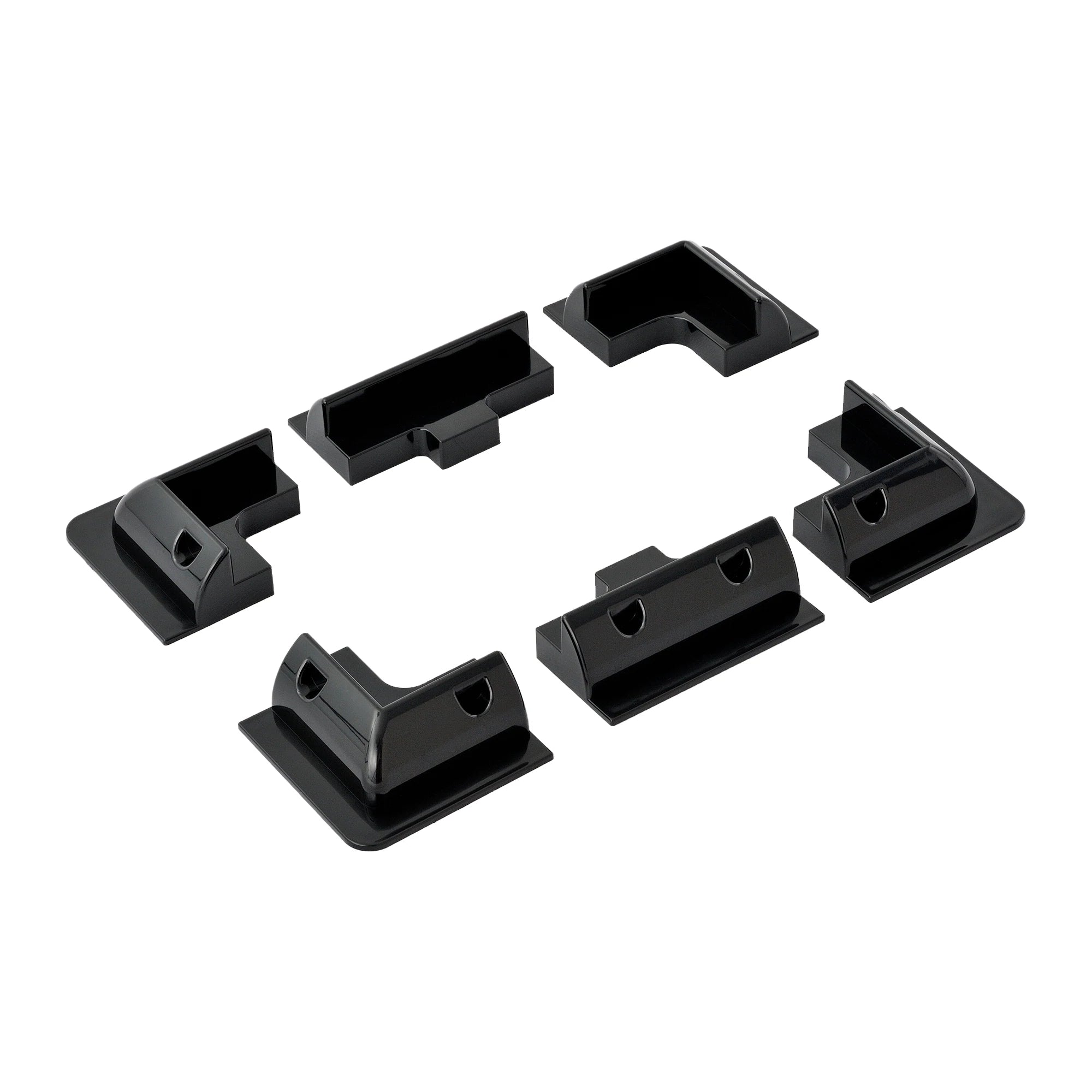 Rich Solar Corner Bracket Mount Set of 6 - Heavy Duty Aluminum Solar Panel Mounting Brackets for RV, Boat & Off-Grid Systems - Perfect for Solar Panel Installation & Secure Mounting
