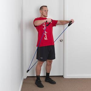 Body Solid Resistance Bands Set of 5 - Heavy Duty Exercise Bands for Home Workouts, Strength Training, Physical Therapy & Fitness - Perfect for Gym, Yoga, Pilates & Rehabilitation