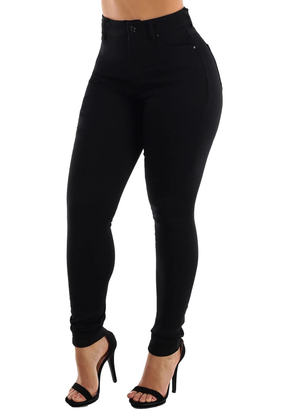 Moda Xpress Women's Ultra High Waisted Skinny Jeans - Stretchy Slim Fit Denim Pants for Everyday Wear & Night Out