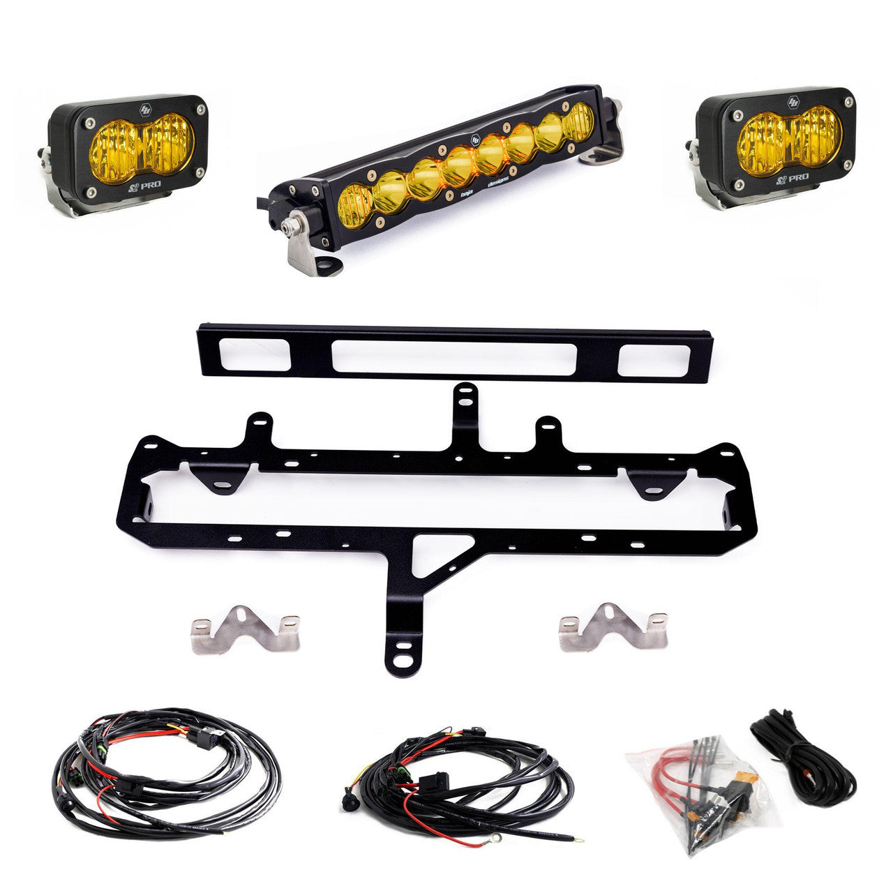 24+ Toyota Tacoma TRD PRO S8 10 Inch/S2 Pro Grille Light Kit - LED Off-Road Lighting for Enhanced Visibility & Style - Perfect for Night Driving, Off-Road Adventures & Truck Customization