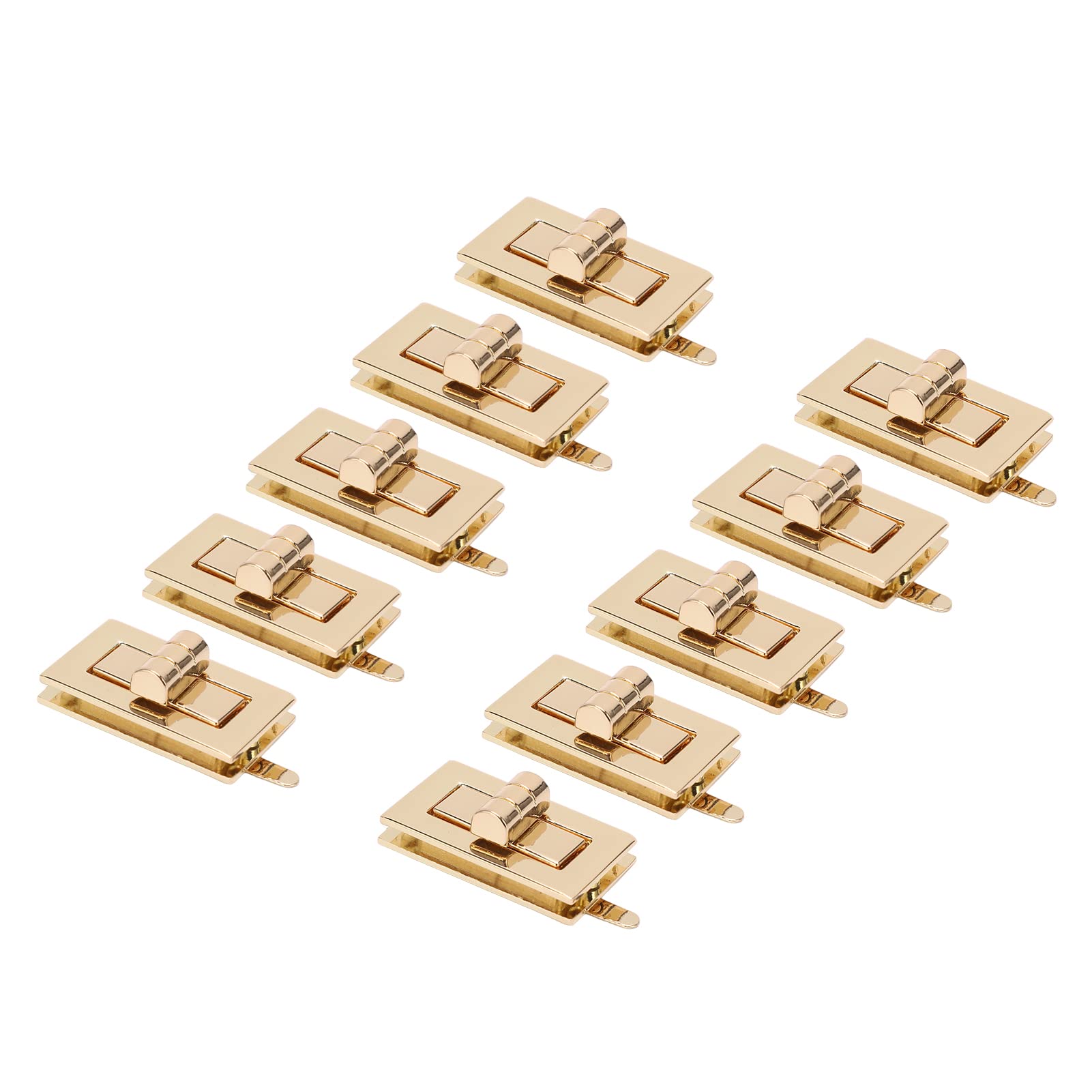 Durable Alloy Turn Locks Clip Clasp - Secure Purse Closure for Handbags, Luggage & DIY Projects | Perfect for Travel, Everyday Use & Fashion Accessories