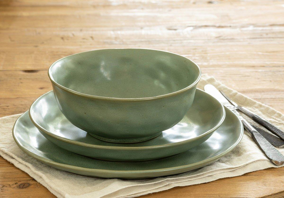Premium Clara Glazed Dinnerware Set - 16-Piece Porcelain Tableware for Everyday Dining & Entertaining | Elegant Dinner Plates, Bowls, Mugs & Serving Dishes | Perfect for Family Meals, Dinner Parties & Special Occasions