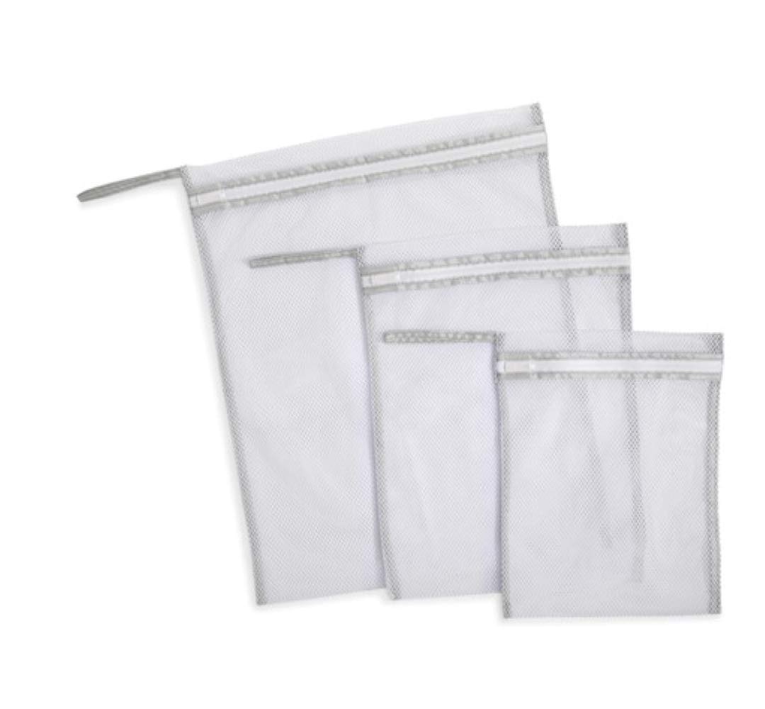 Electrolux 14ELWBAG01 Luxcare Delicate Wash Bags (3-Pack) - White Laundry Mesh Bags for Delicates, Lingerie & Baby Clothes - Gentle Washing & Protection for Hand Wash & Machine Wash