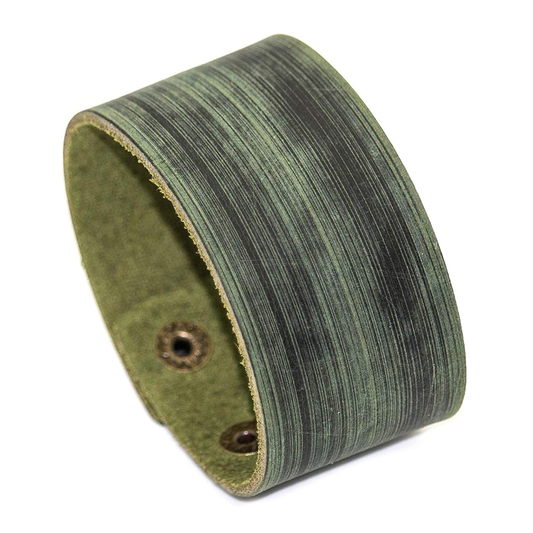 Punk Rock Wide Faux Leather Wristband - Retro Adjustable Snap Bracelet Arm Band Cuff - Perfect for Concerts, Festivals & Gothic Fashion