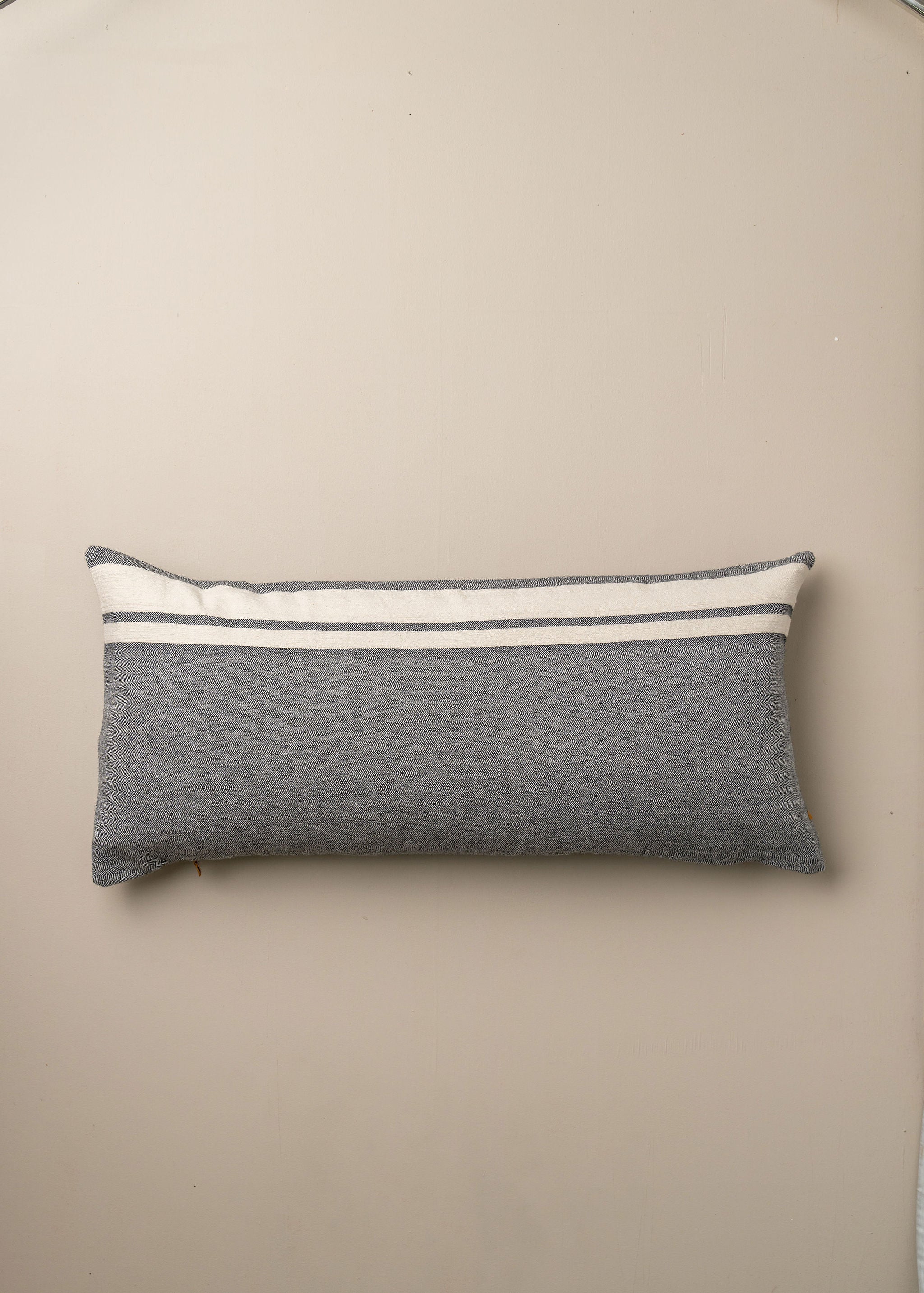 Premium Cotton Linen Bolster Pillow - Organic Support Cushion for Sofa, Bed, Yoga & Meditation - Breathable & Hypoallergenic Home Decor