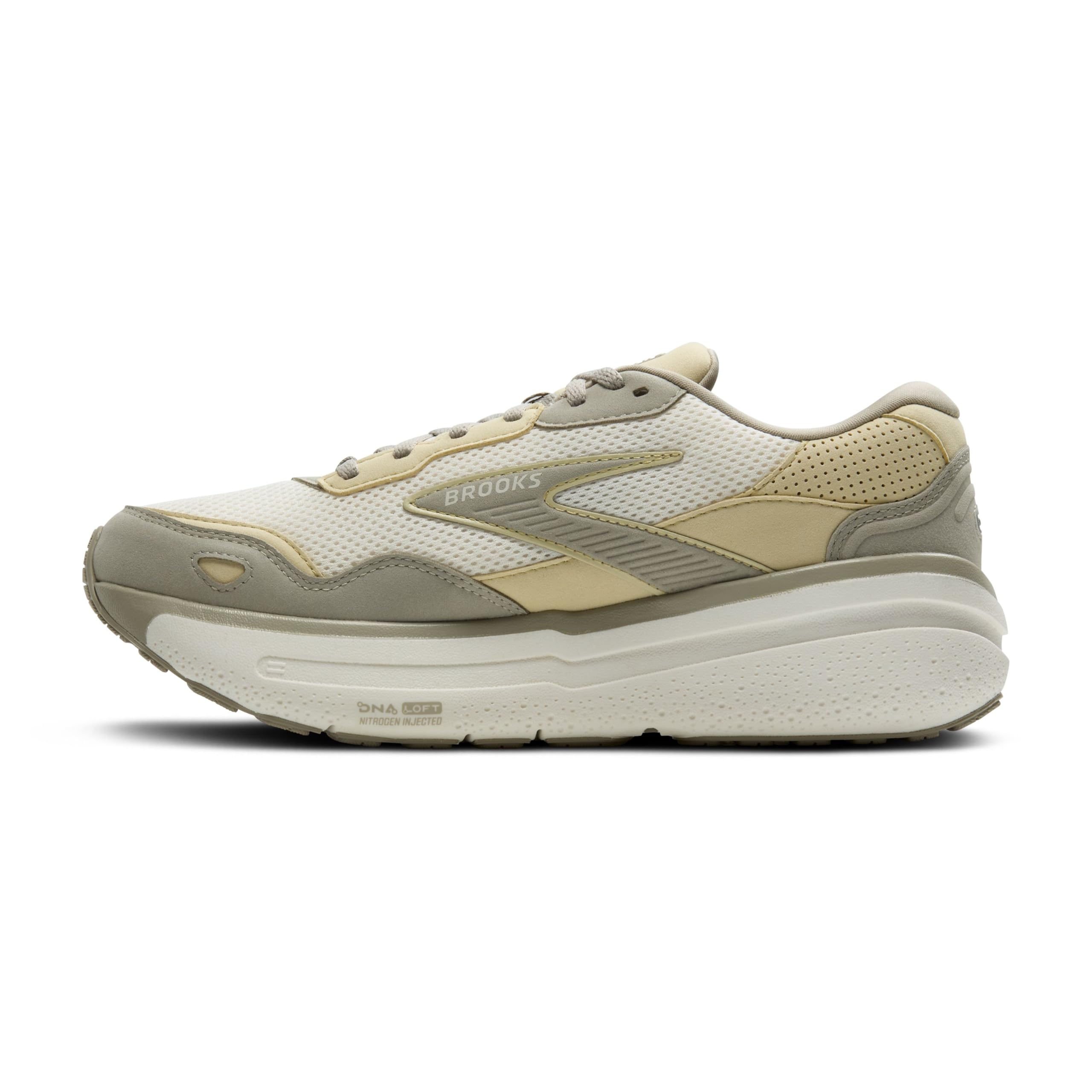 Brooks Men's Ghost Max Suede Leather Running Shoes - Neutral Support for Jogging, Walking & Gym Workouts - Lightweight Cushioned Sneakers for Men's Athletic Training & Daily Wear
