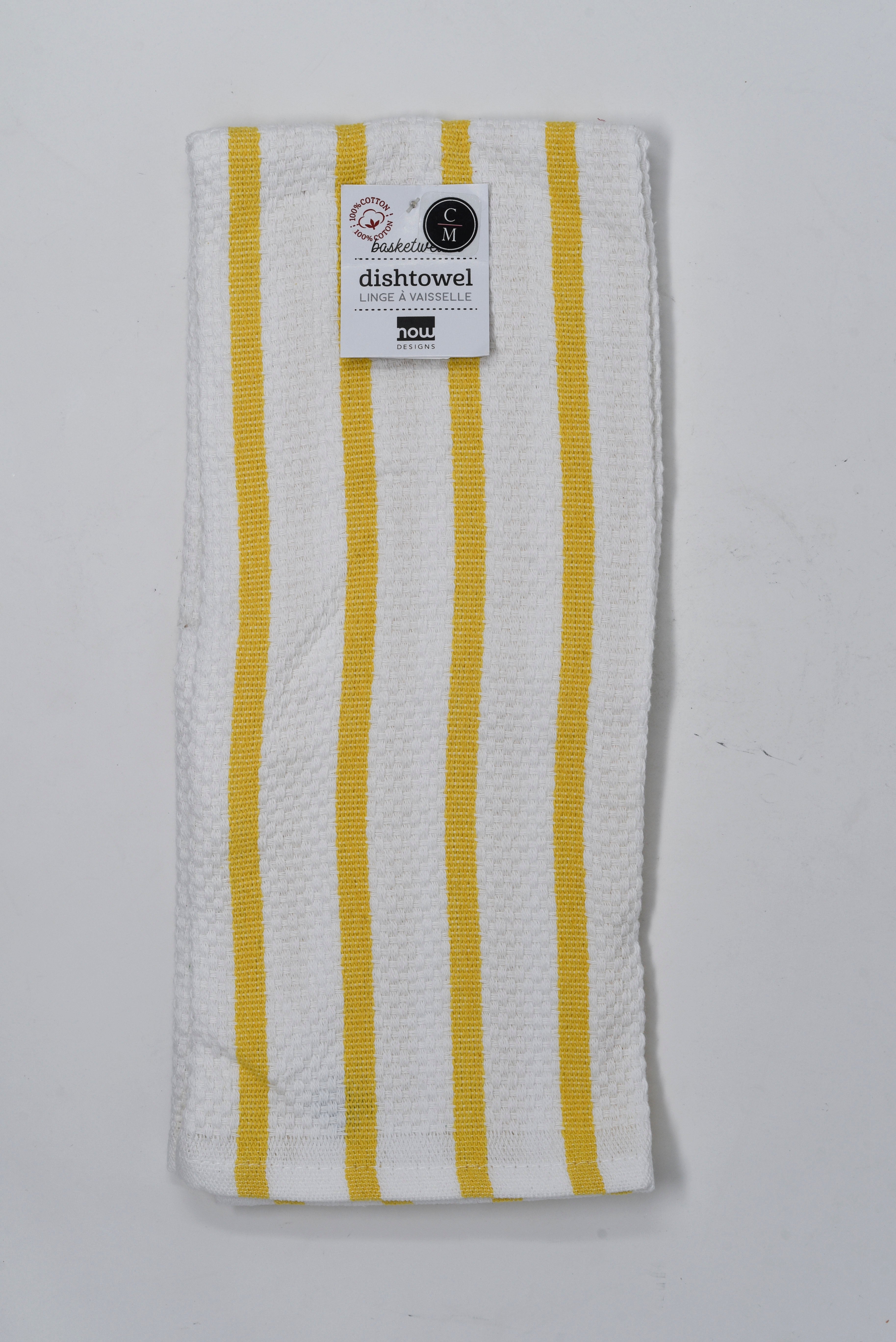 Premium Cotton Basketweave Dish Towels - Absorbent & Durable Kitchen Towels for Drying Dishes, Hands & Countertops | Ideal for Everyday Use, Hosting & Gift Giving