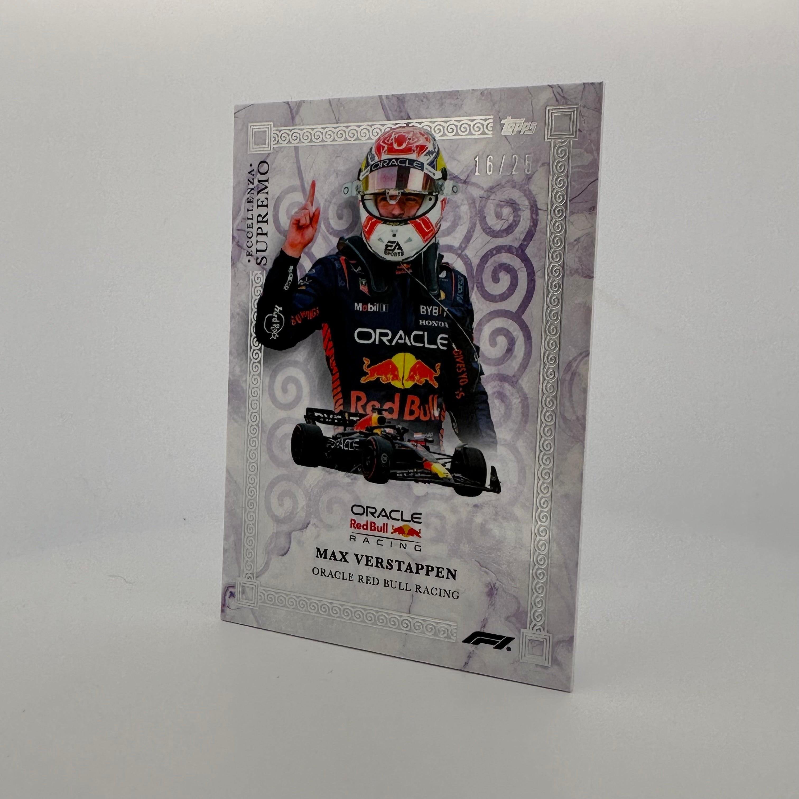 Max Verstappen 2023 Eccellenza Supremo 16/25 Purple - Perfect for F1 Racing Fans & Collectors