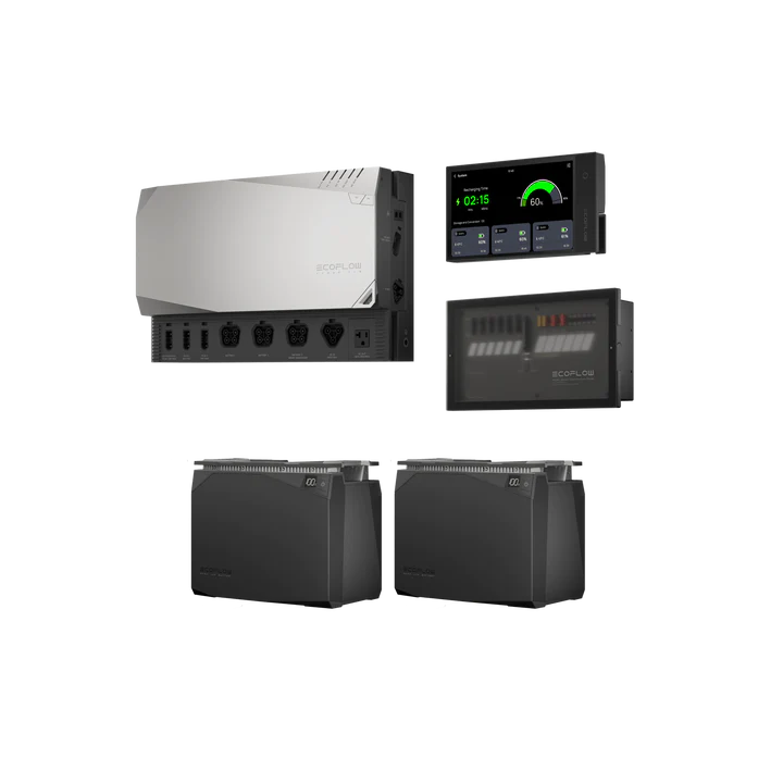 EcoFlow 4kWh Solar Power Kit - Portable Home Battery Backup for Off-Grid Living, Camping & Emergency Power Outages